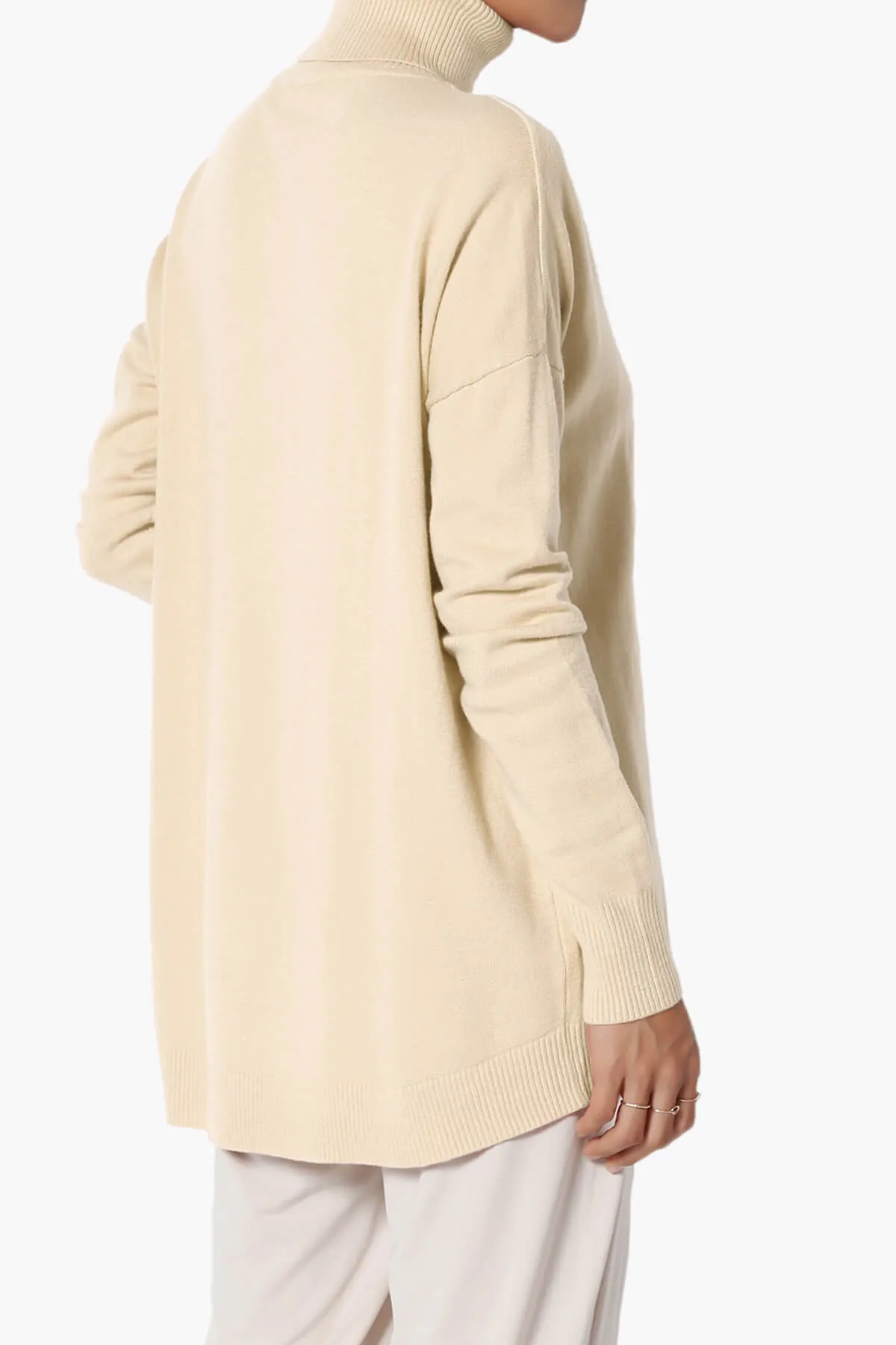 Henley Turtle Neck Knit Sweater