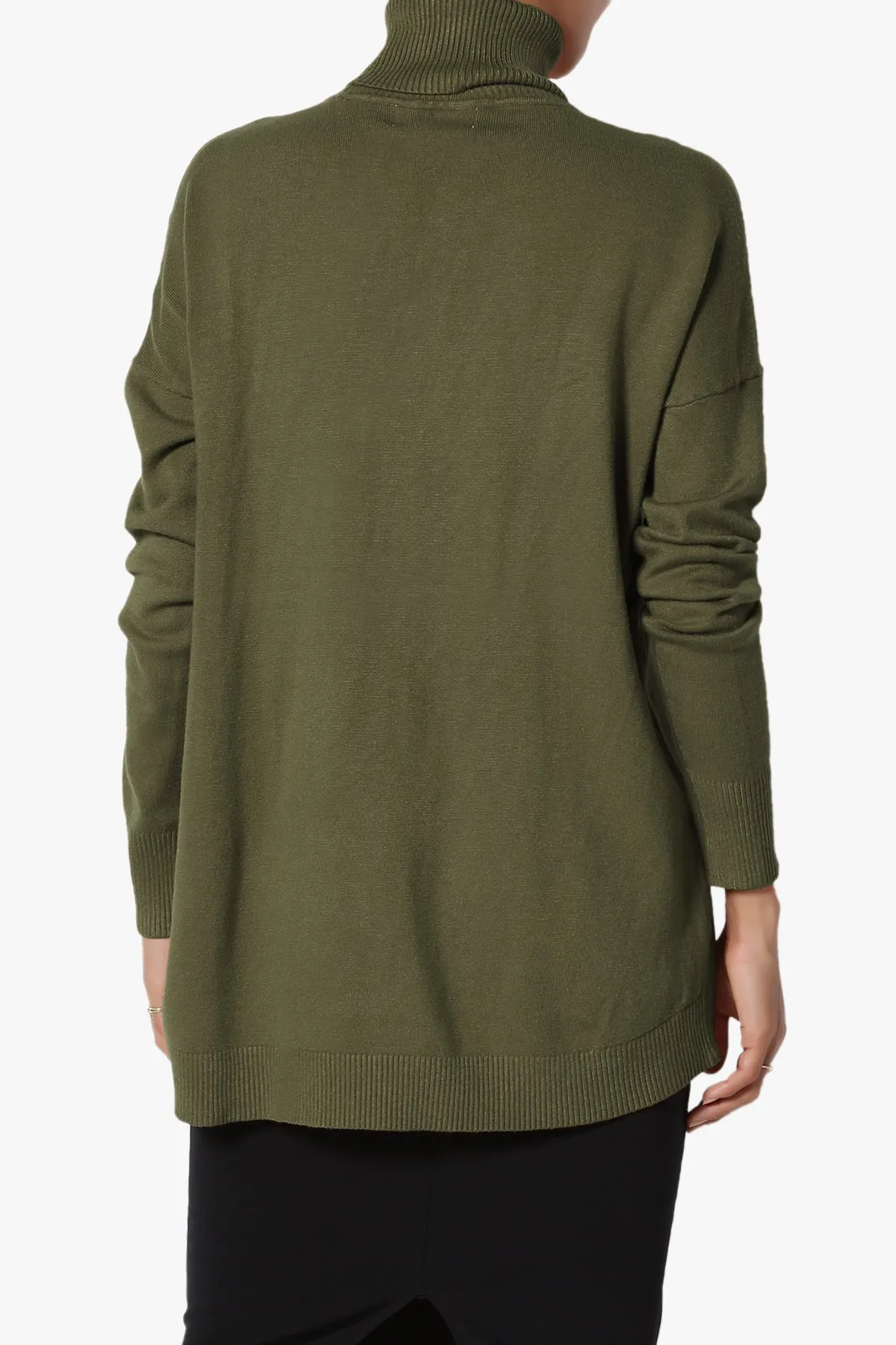 Henley Turtle Neck Knit Sweater