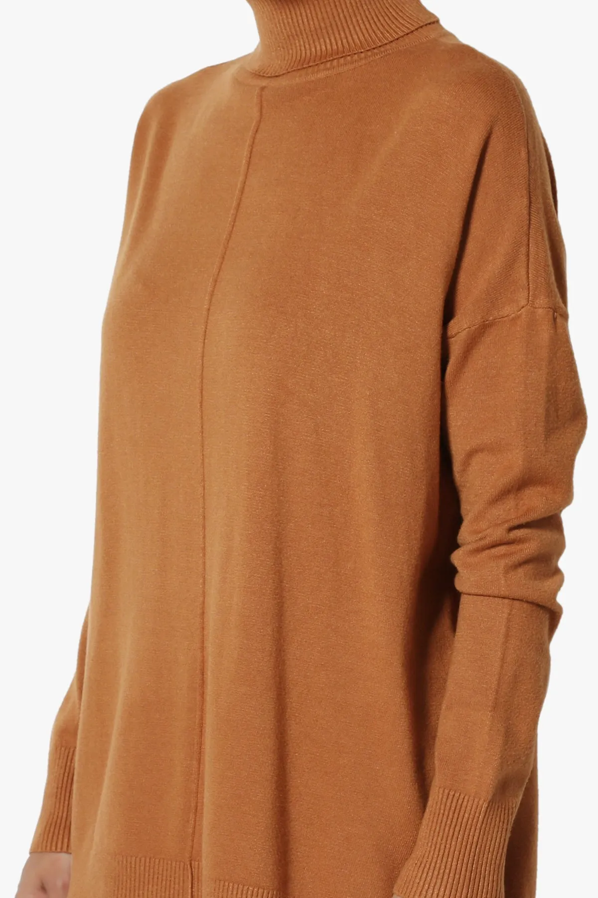 Henley Turtle Neck Knit Sweater