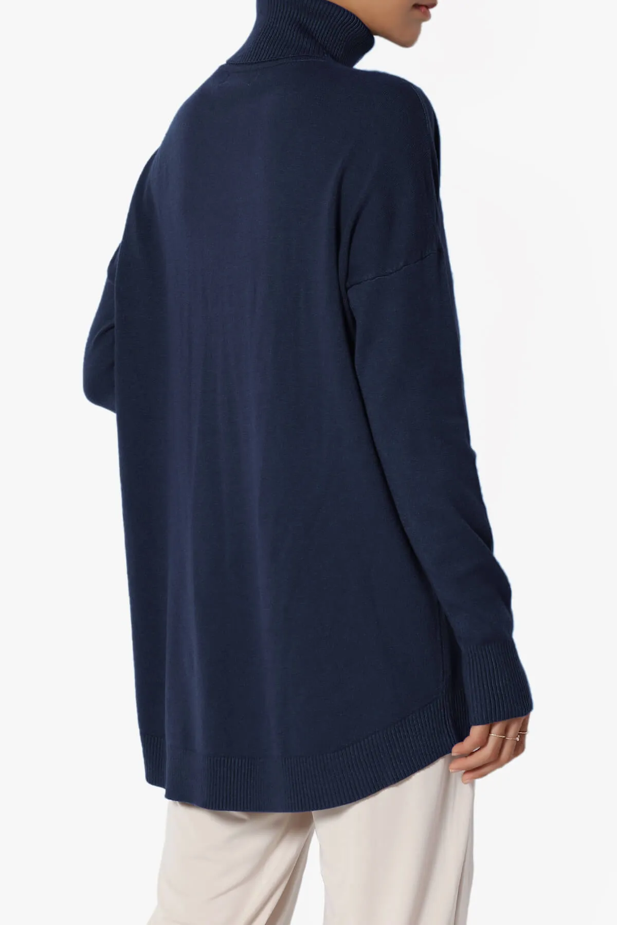 Henley Turtle Neck Knit Sweater