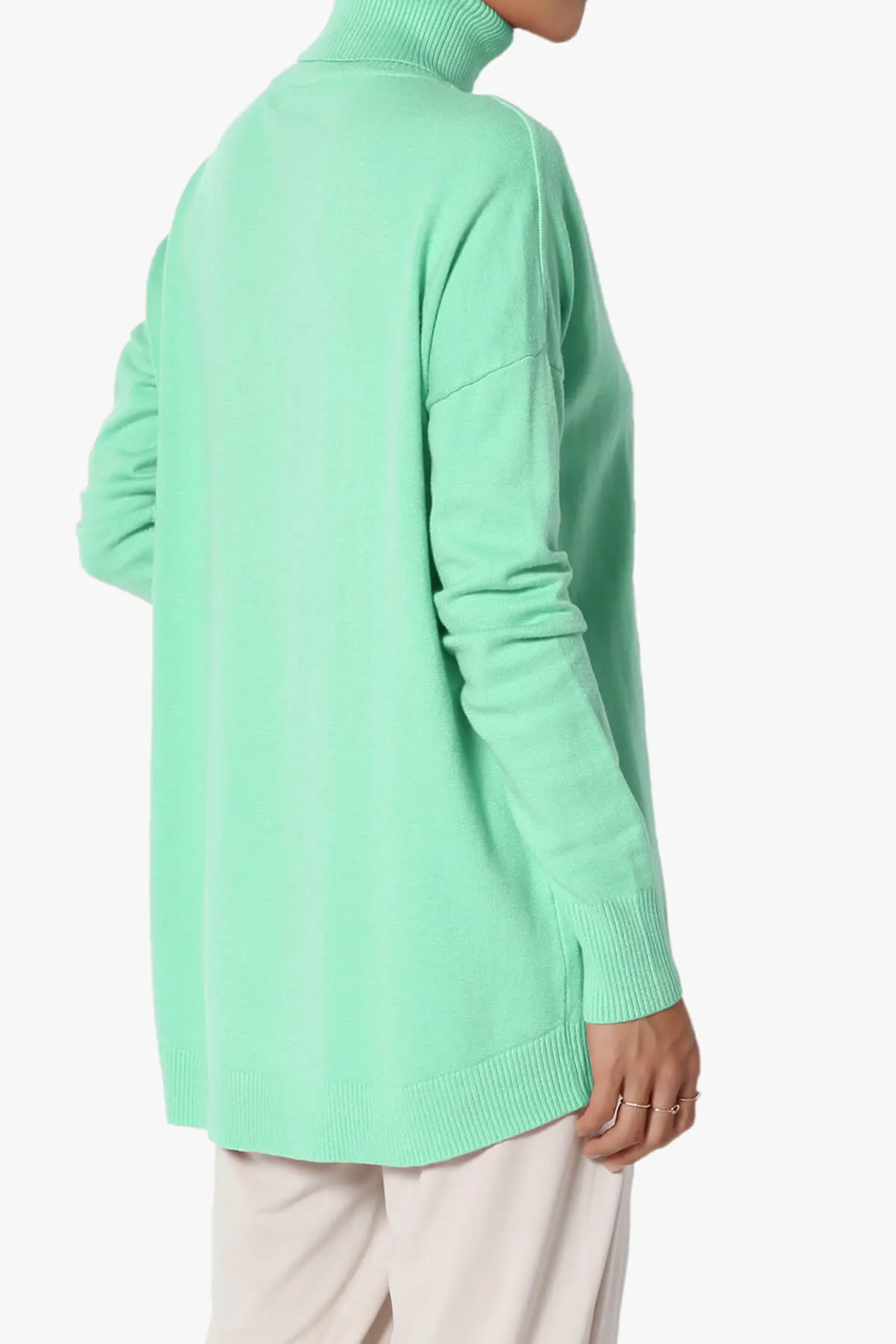 Henley Turtle Neck Knit Sweater