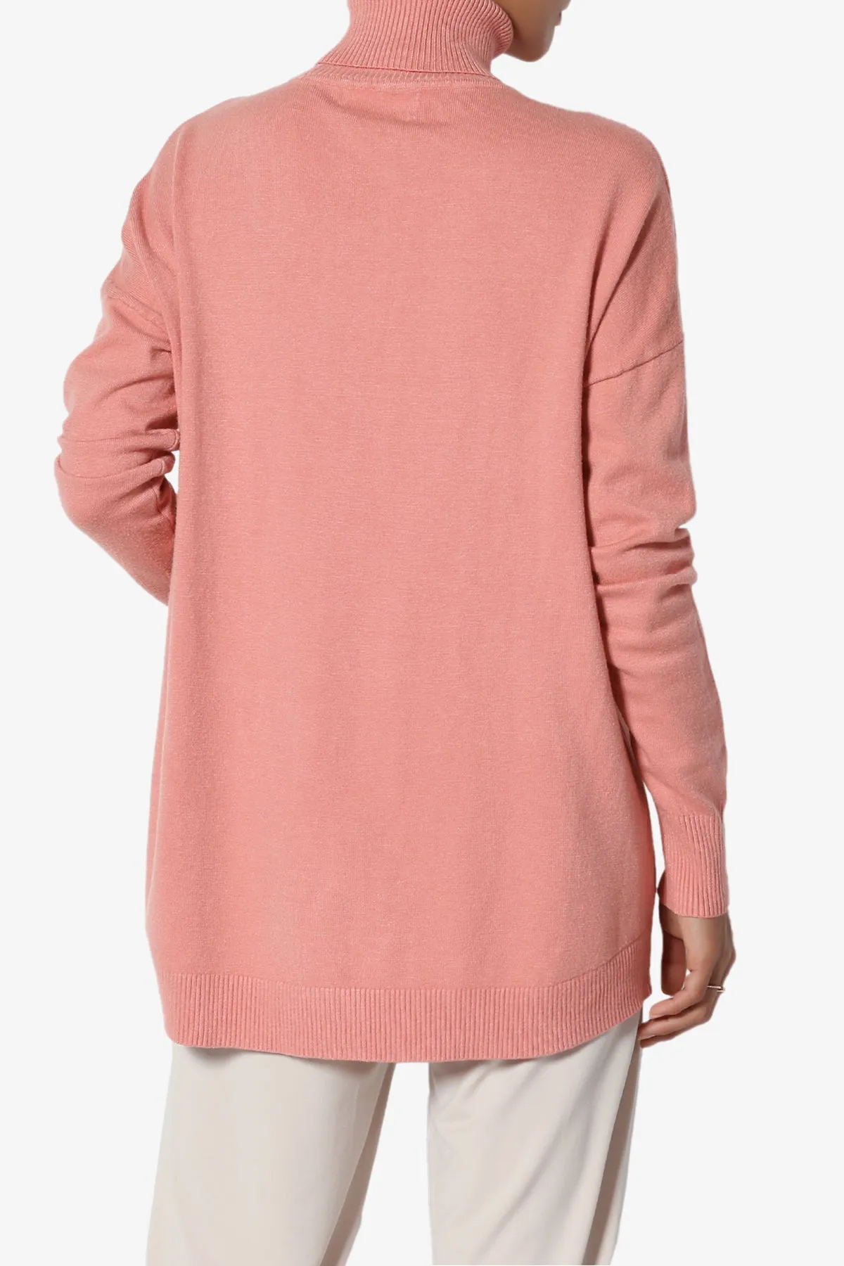 Henley Turtle Neck Knit Sweater