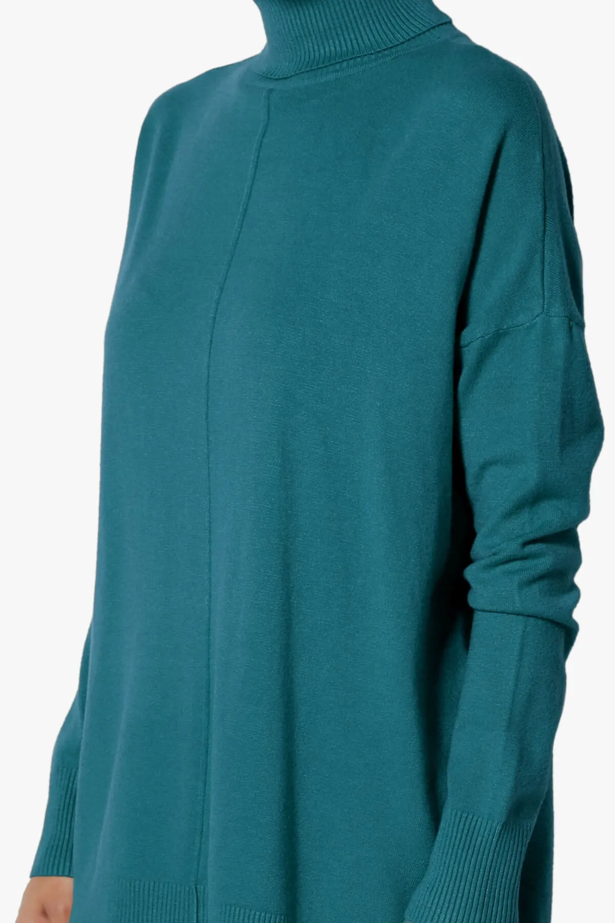 Henley Turtle Neck Knit Sweater