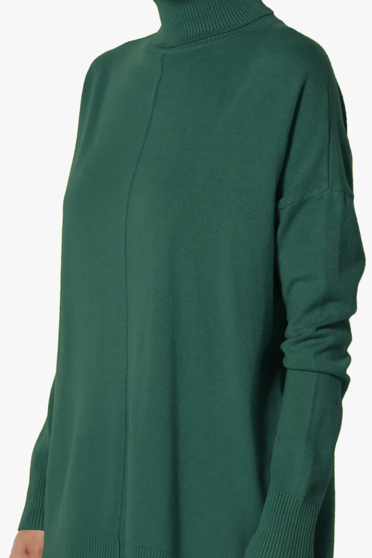 Henley Turtle Neck Knit Sweater