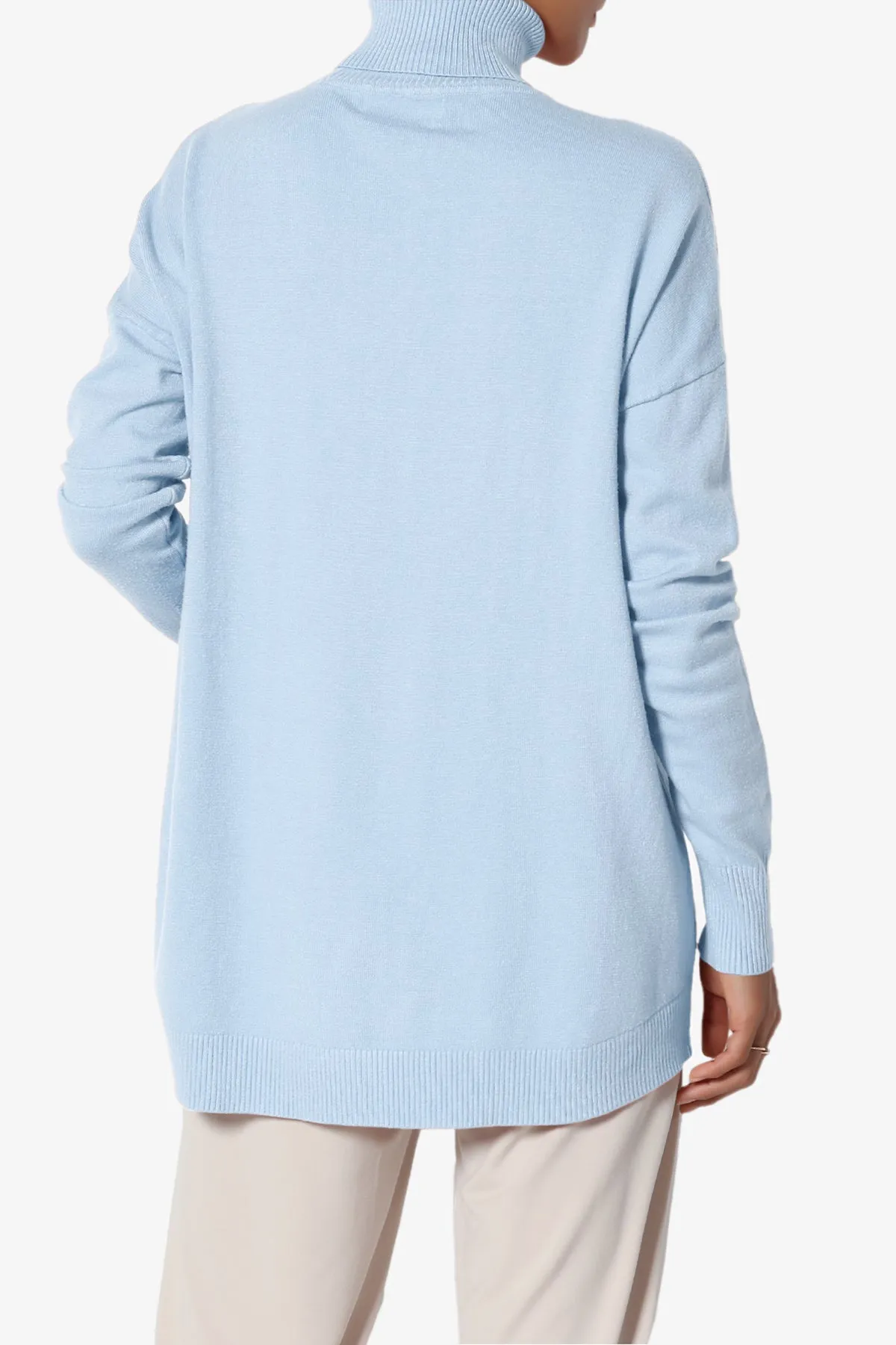 Henley Turtle Neck Knit Sweater