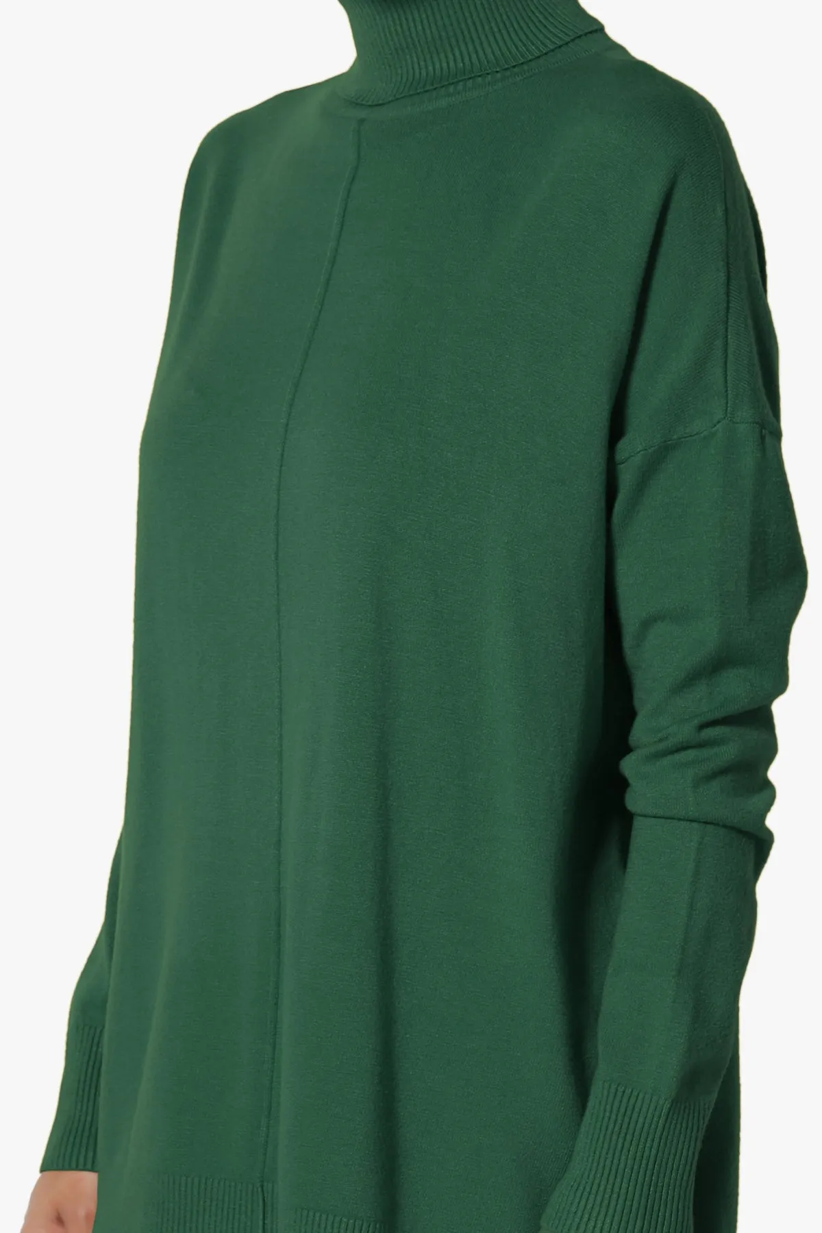 Henley Turtle Neck Knit Sweater