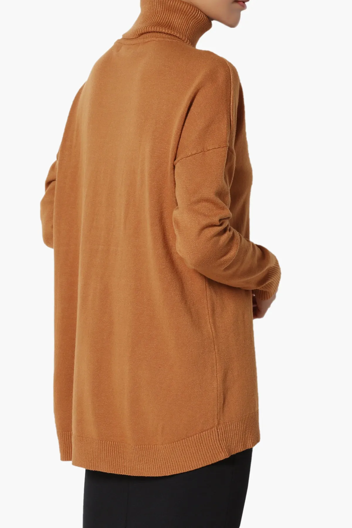 Henley Turtle Neck Knit Sweater