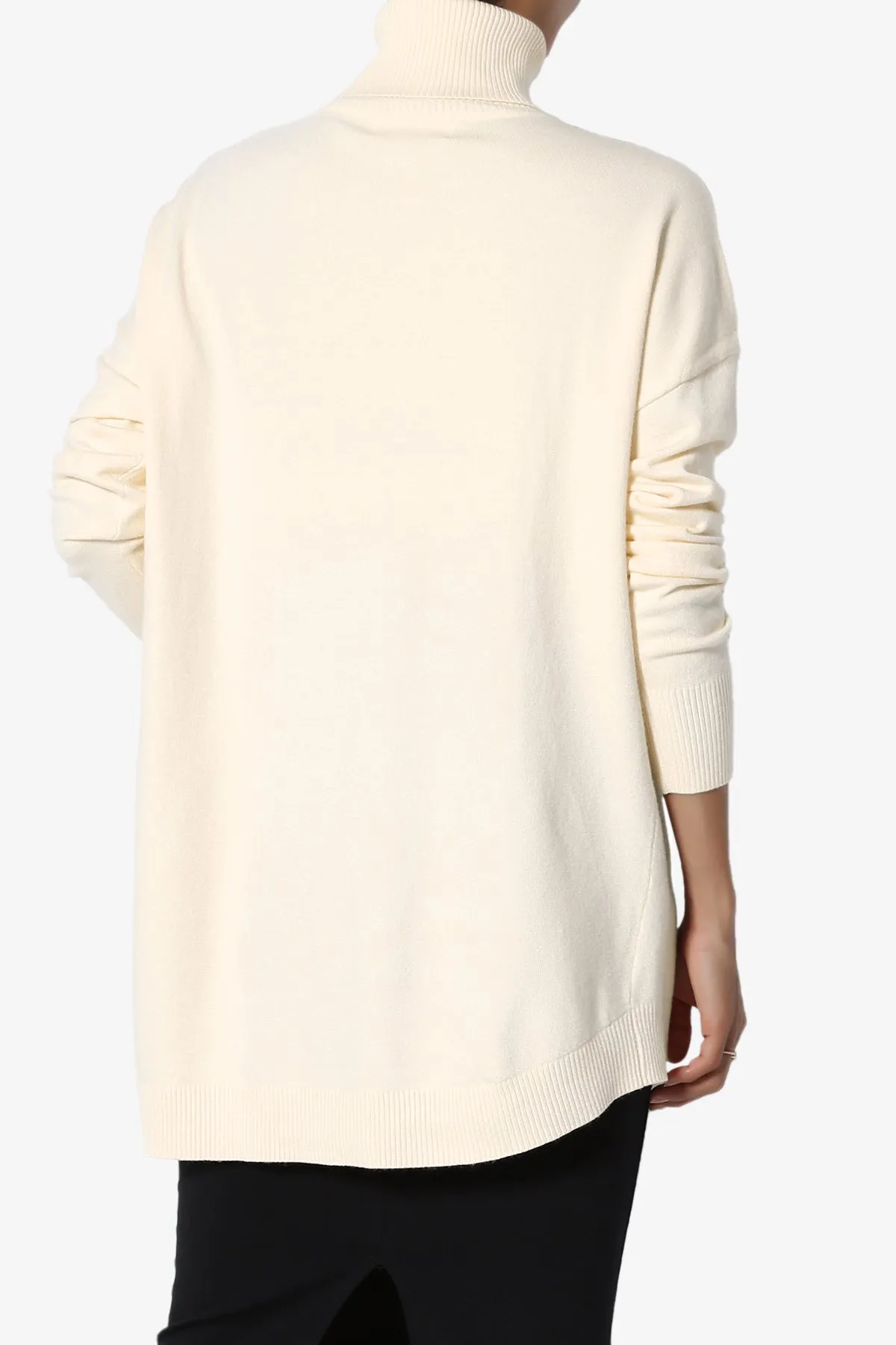 Henley Turtle Neck Knit Sweater