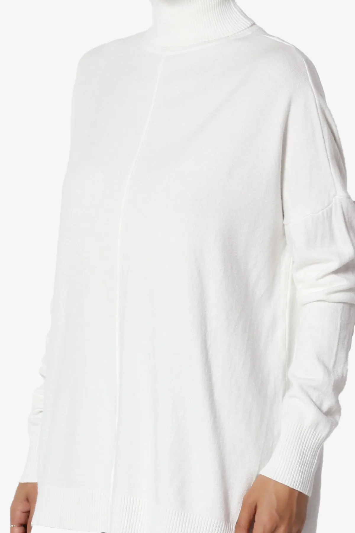 Henley Turtle Neck Knit Sweater