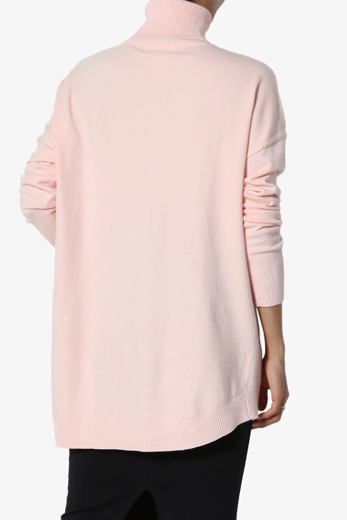 Henley Turtle Neck Knit Sweater