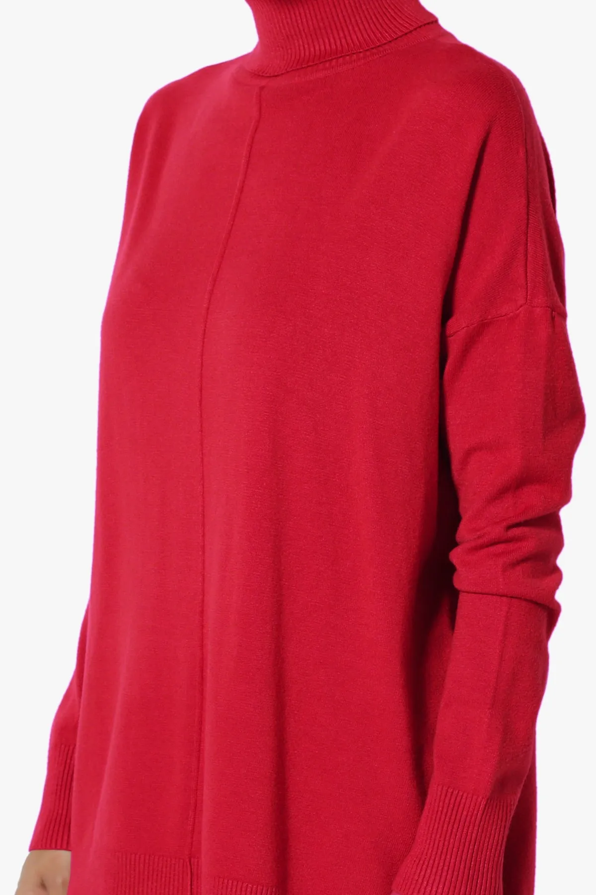 Henley Turtle Neck Knit Sweater