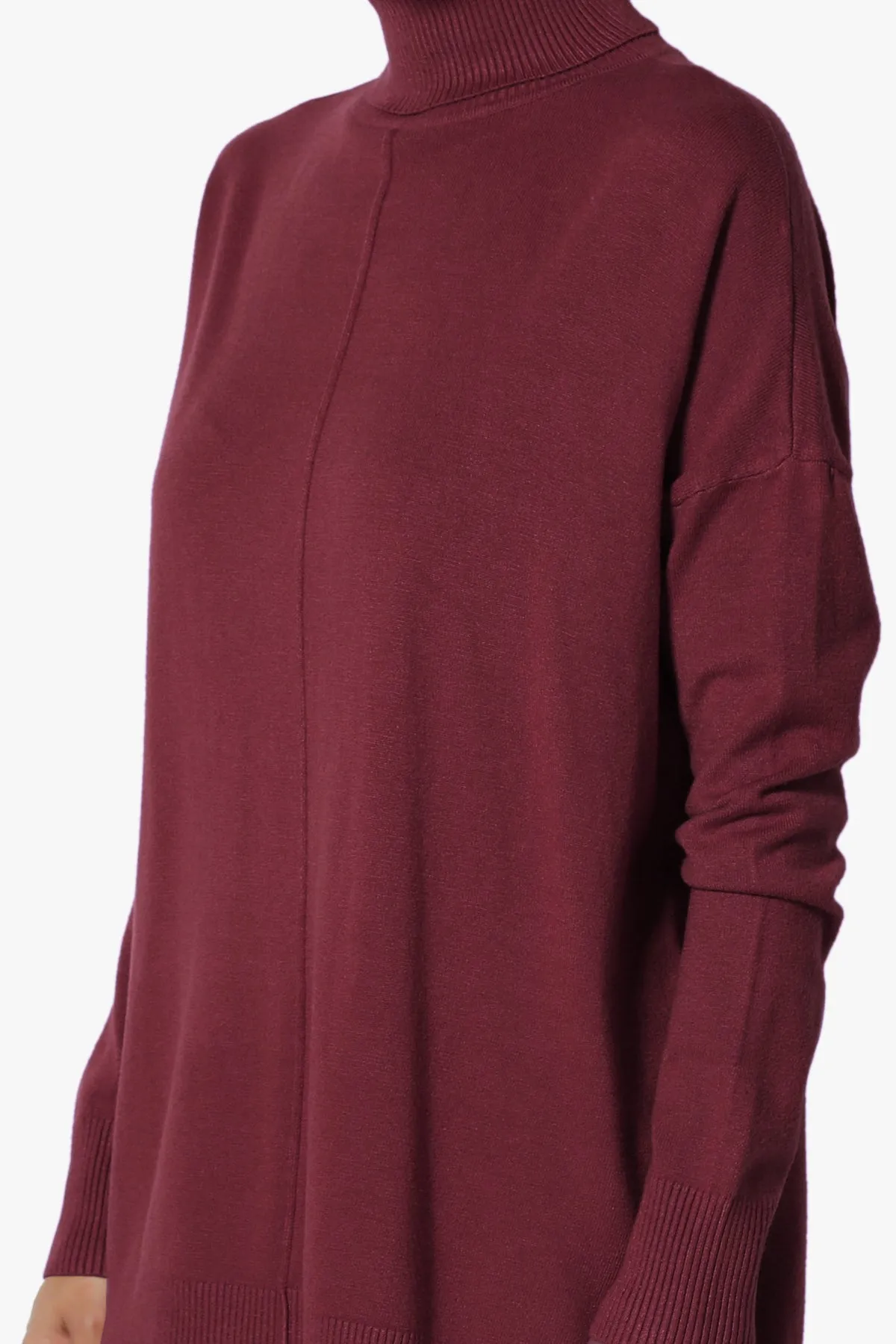 Henley Turtle Neck Knit Sweater