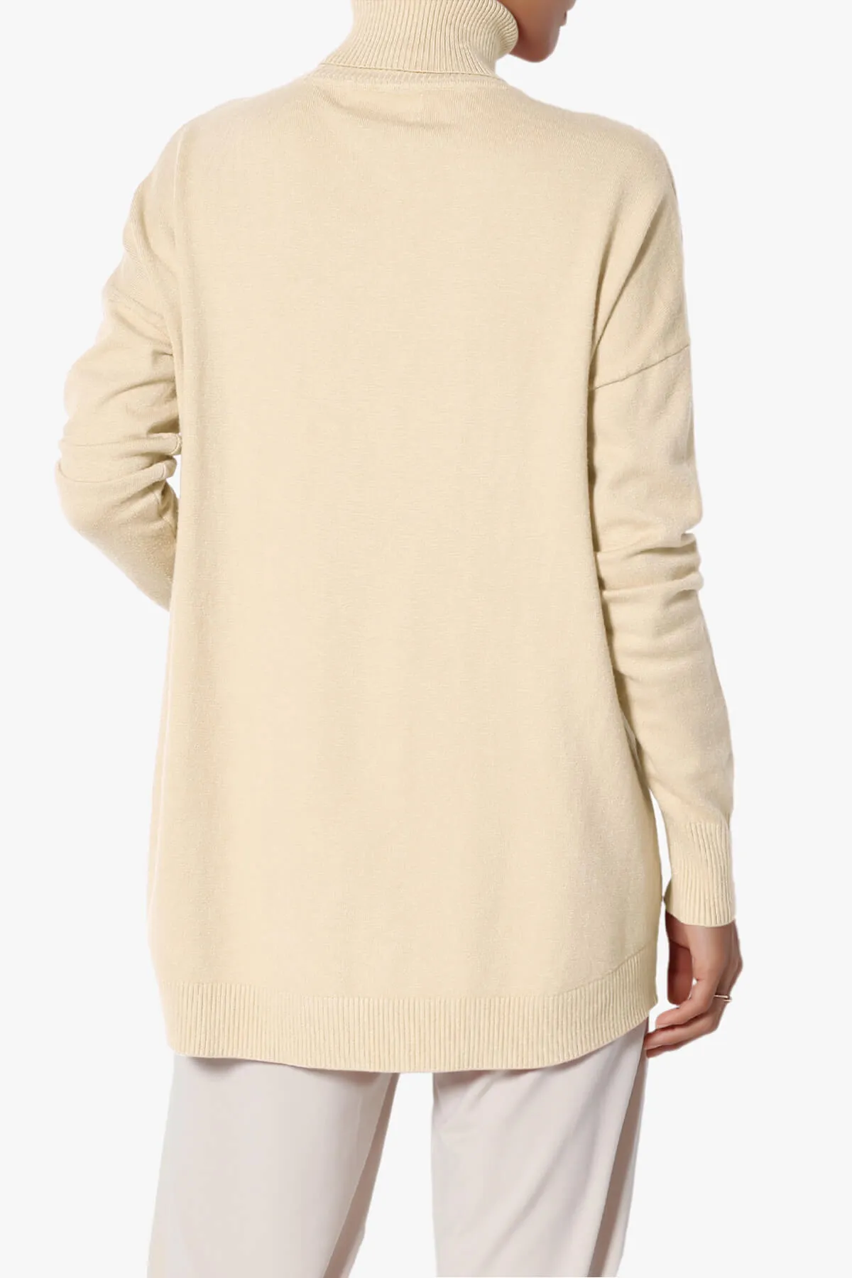 Henley Turtle Neck Knit Sweater