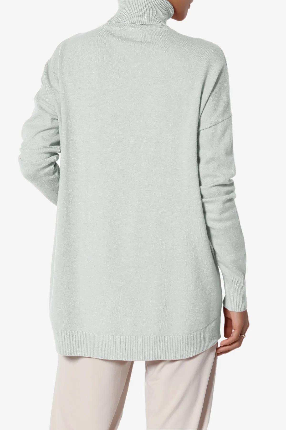 Henley Turtle Neck Knit Sweater