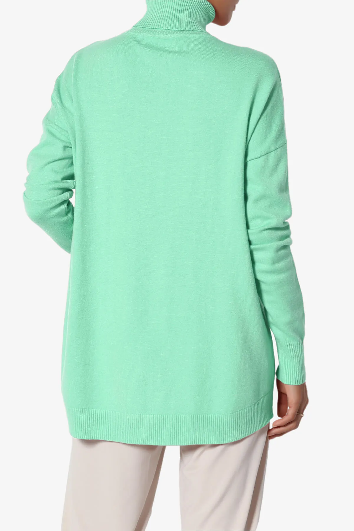 Henley Turtle Neck Knit Sweater