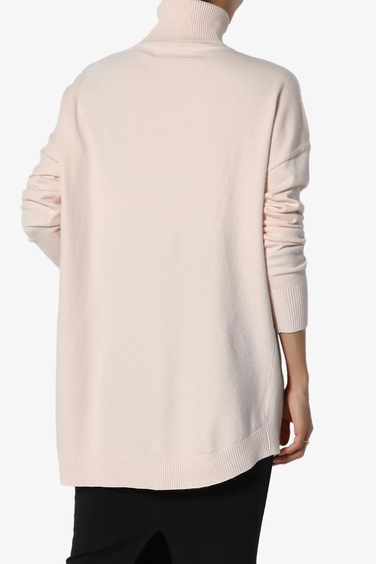 Henley Turtle Neck Knit Sweater