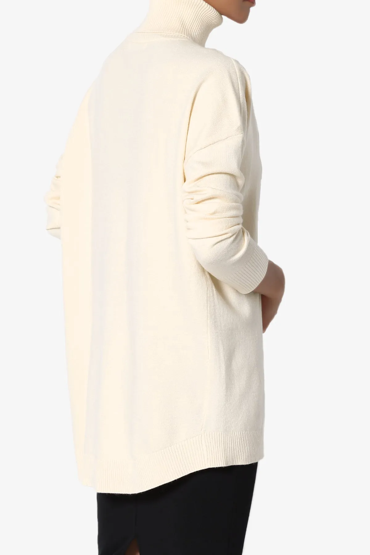 Henley Turtle Neck Knit Sweater