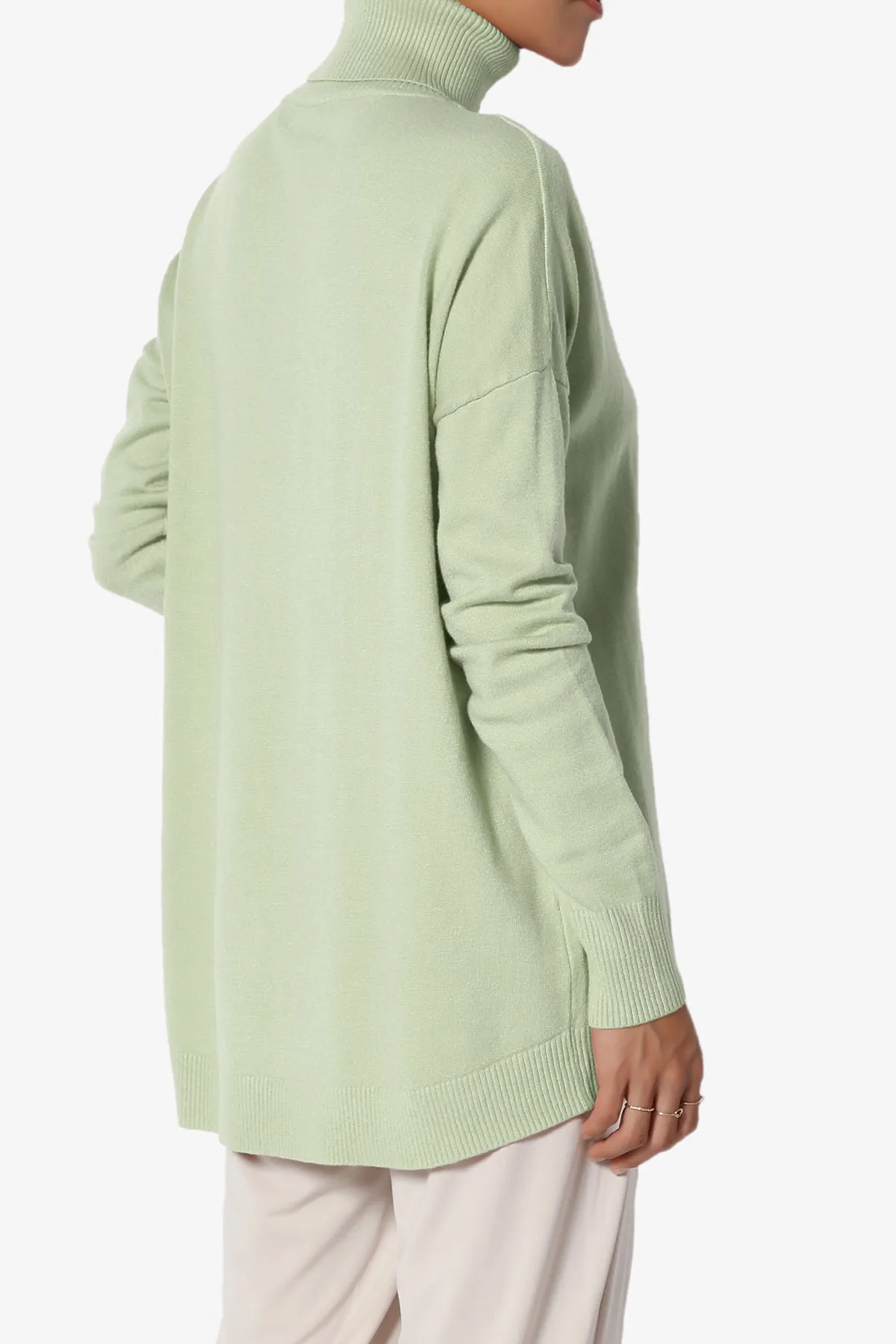 Henley Turtle Neck Knit Sweater