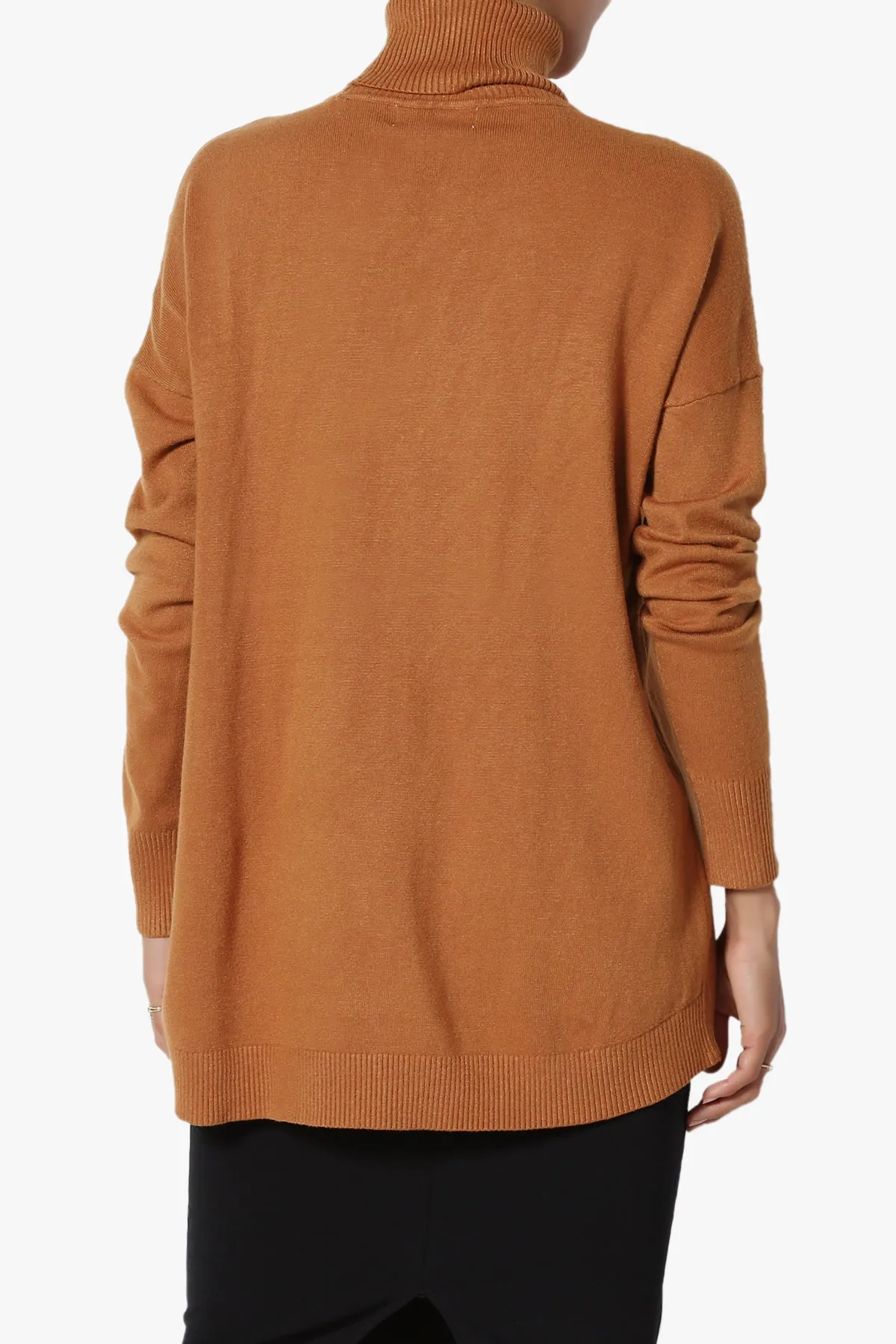 Henley Turtle Neck Knit Sweater