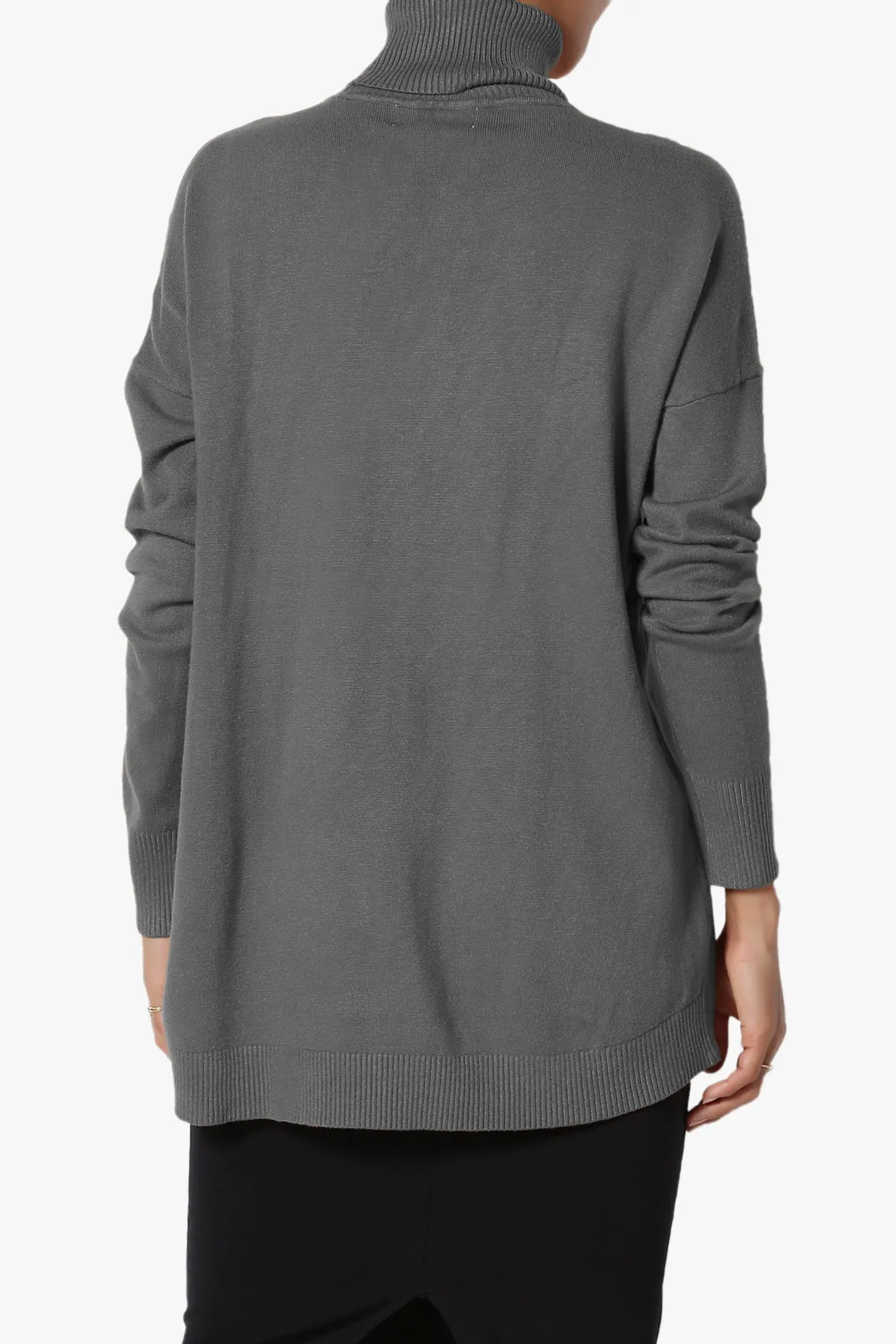 Henley Turtle Neck Knit Sweater