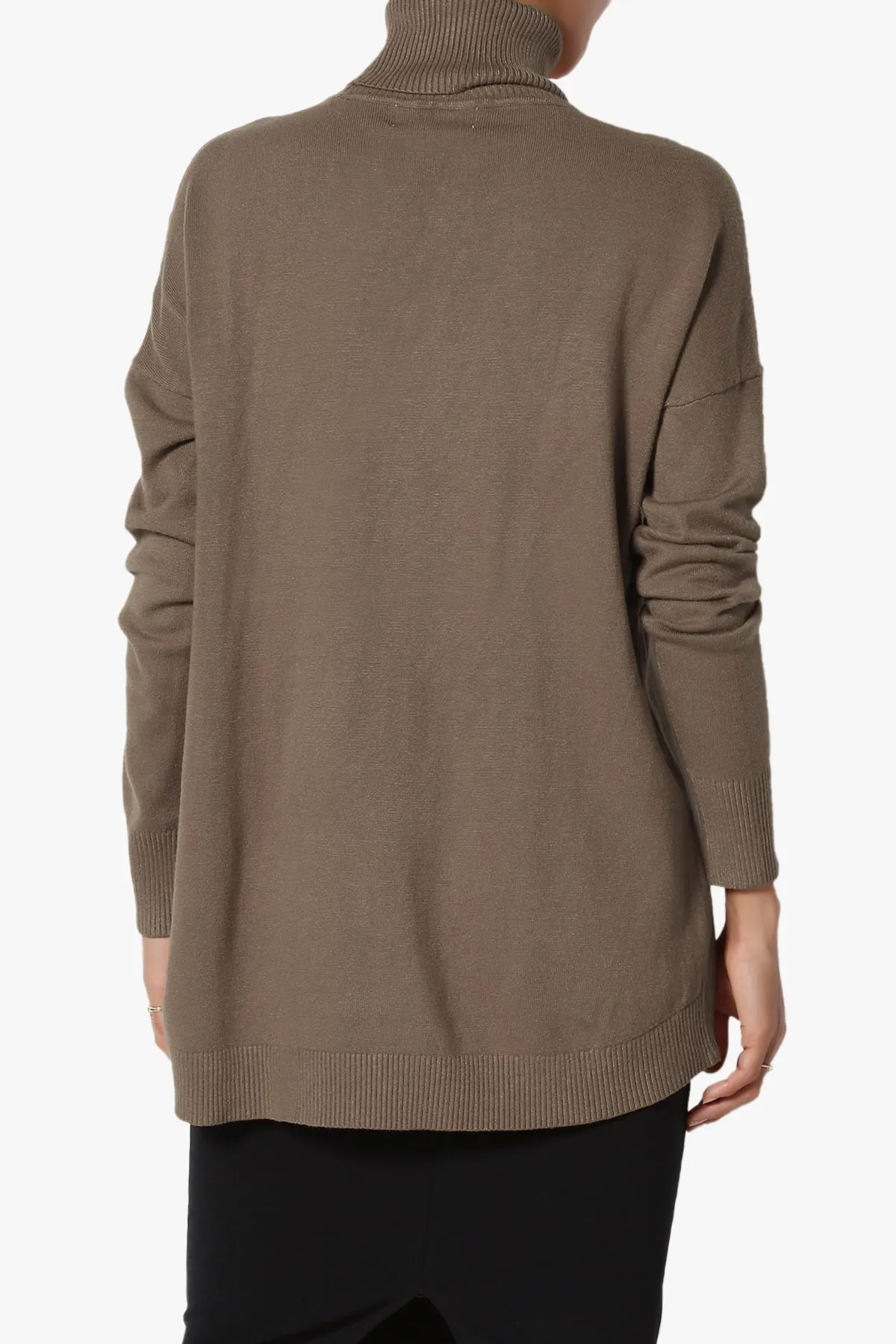 Henley Turtle Neck Knit Sweater