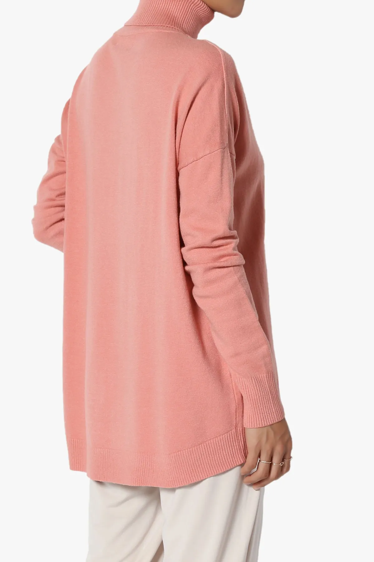 Henley Turtle Neck Knit Sweater