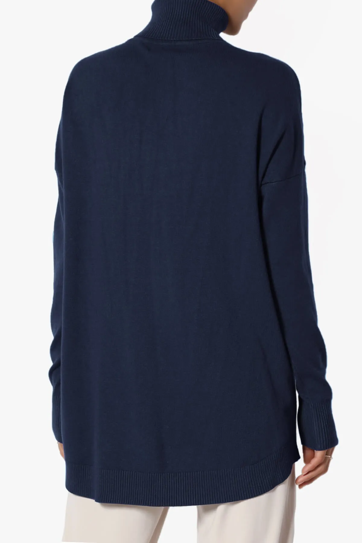 Henley Turtle Neck Knit Sweater