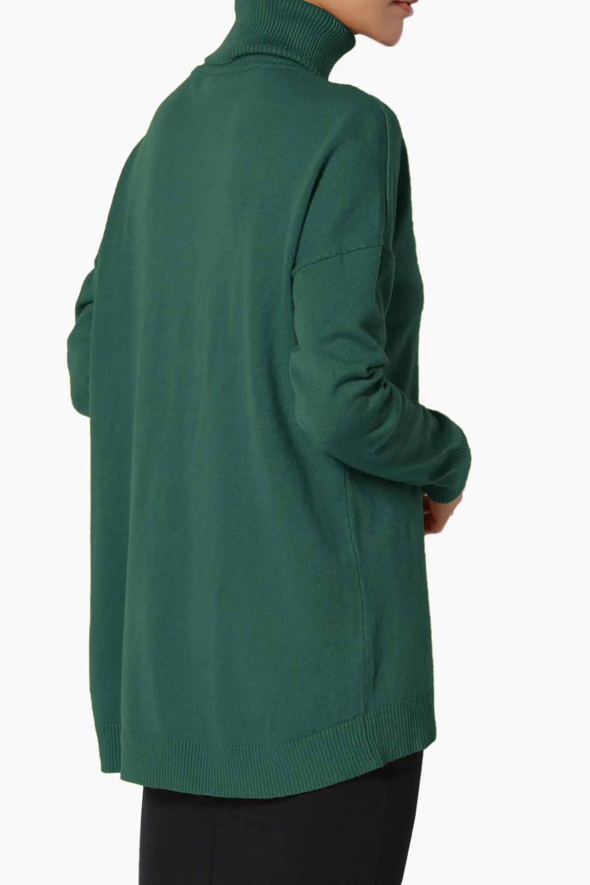 Henley Turtle Neck Knit Sweater