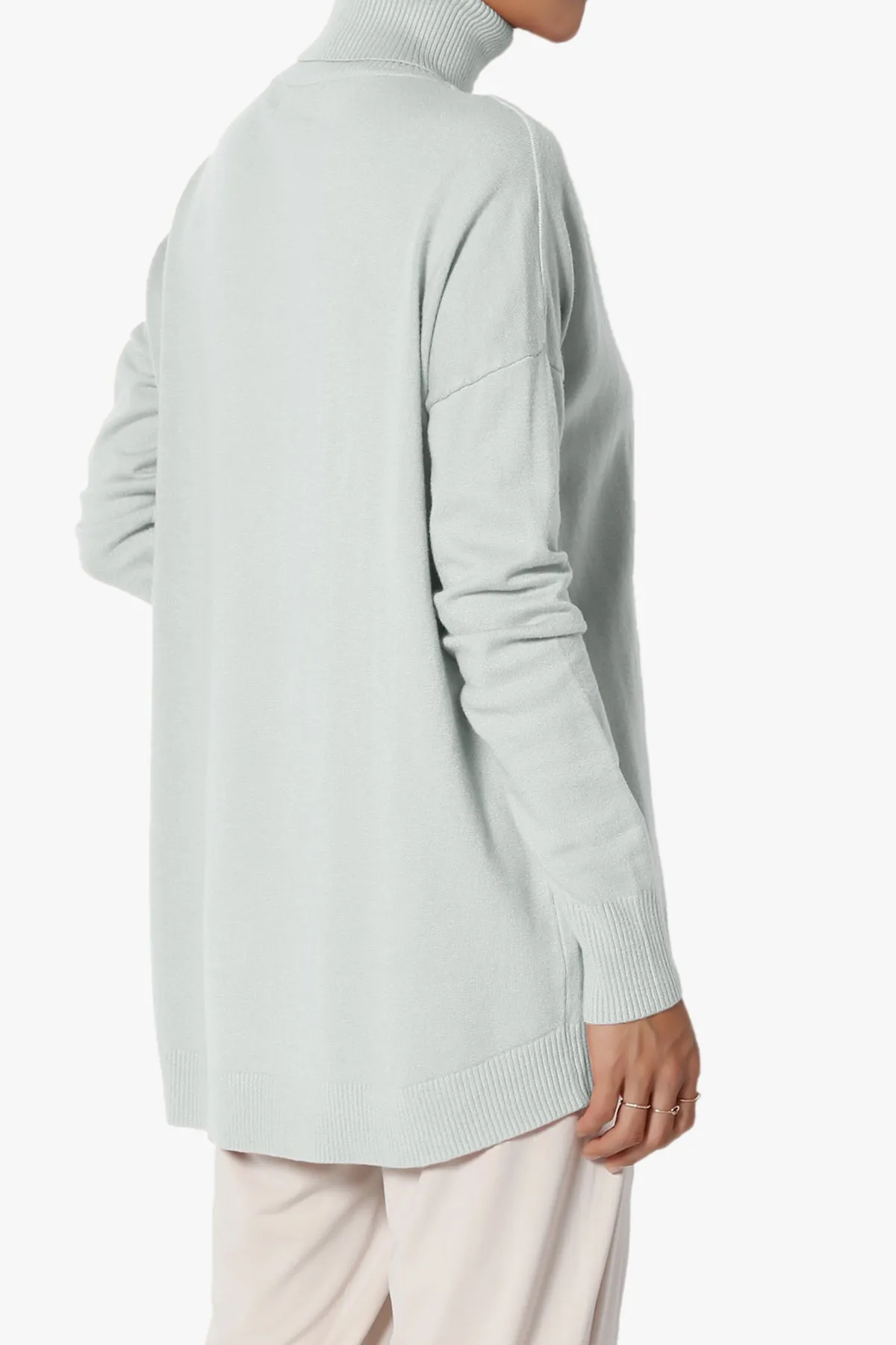 Henley Turtle Neck Knit Sweater