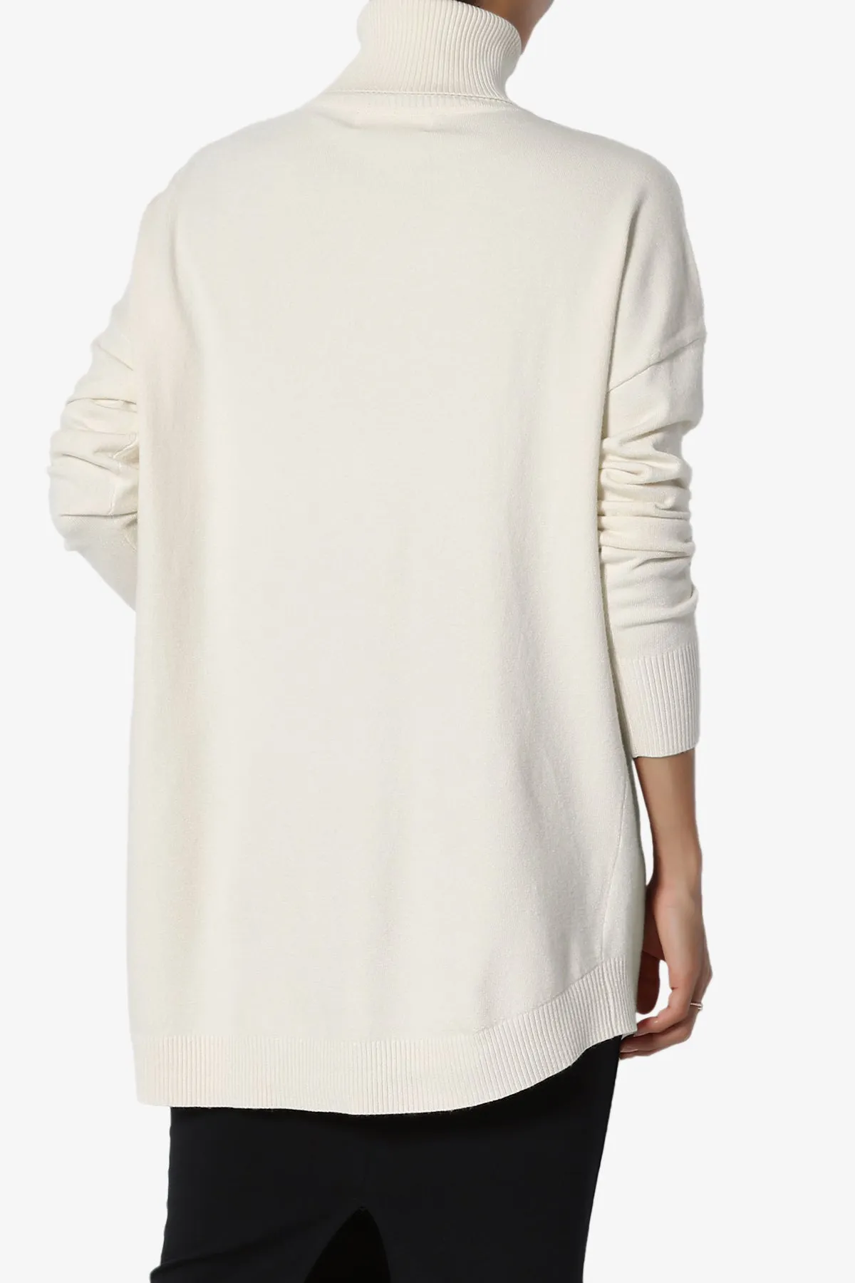 Henley Turtle Neck Knit Sweater