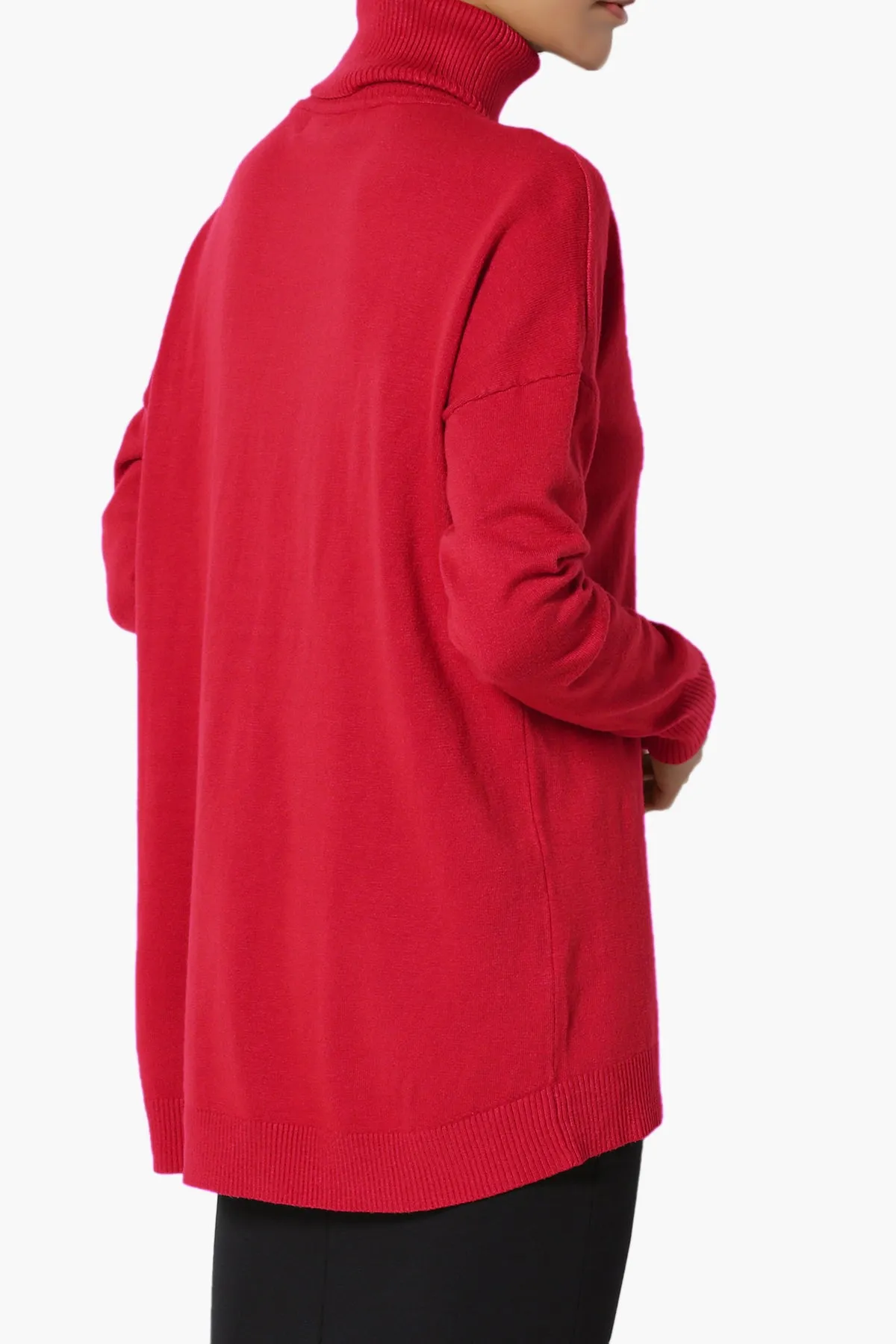 Henley Turtle Neck Knit Sweater