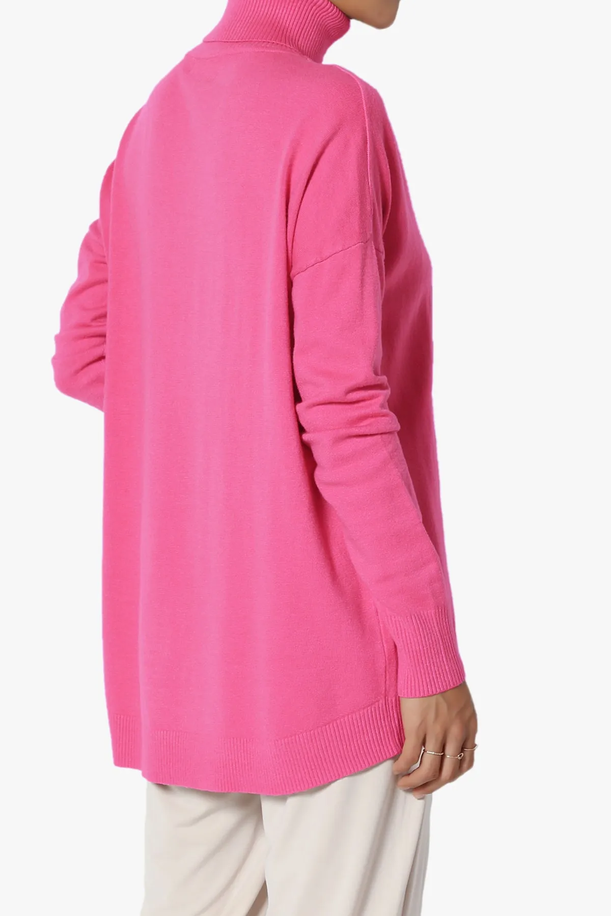 Henley Turtle Neck Knit Sweater