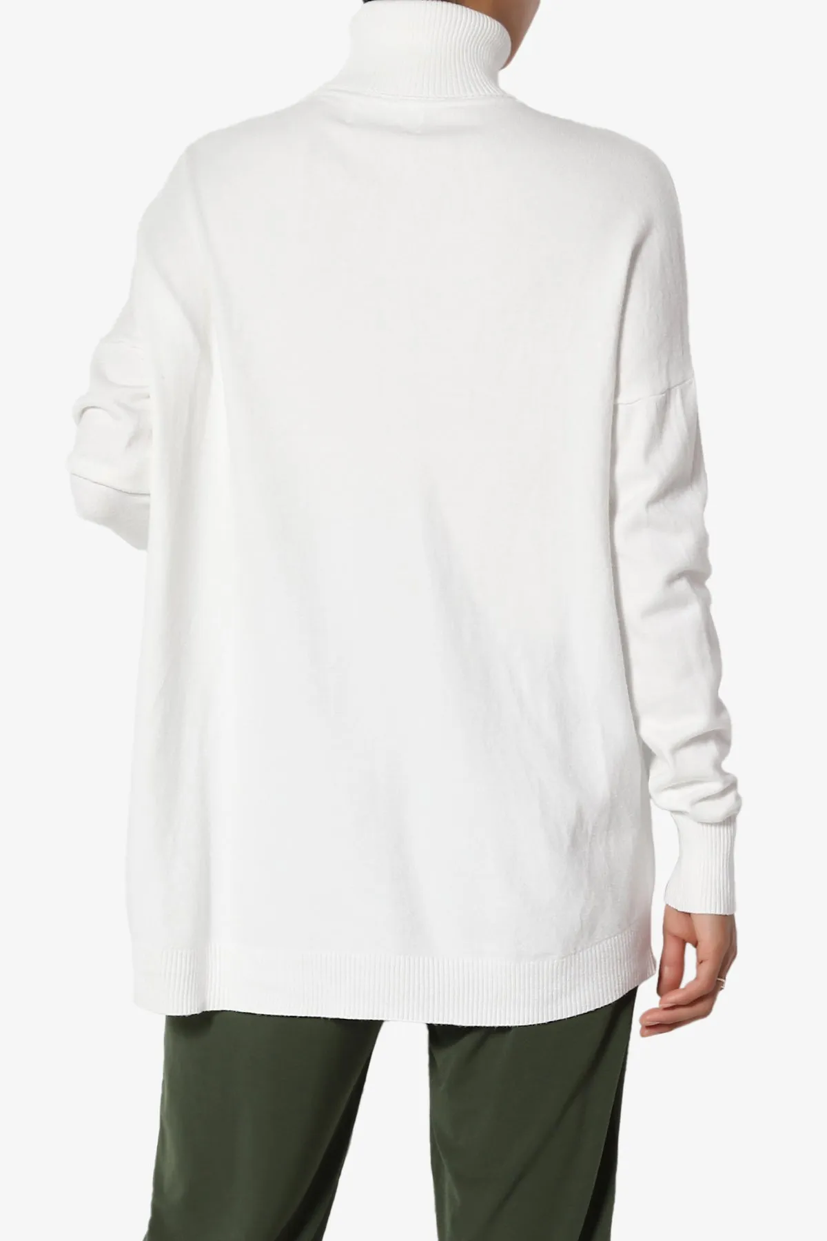 Henley Turtle Neck Knit Sweater