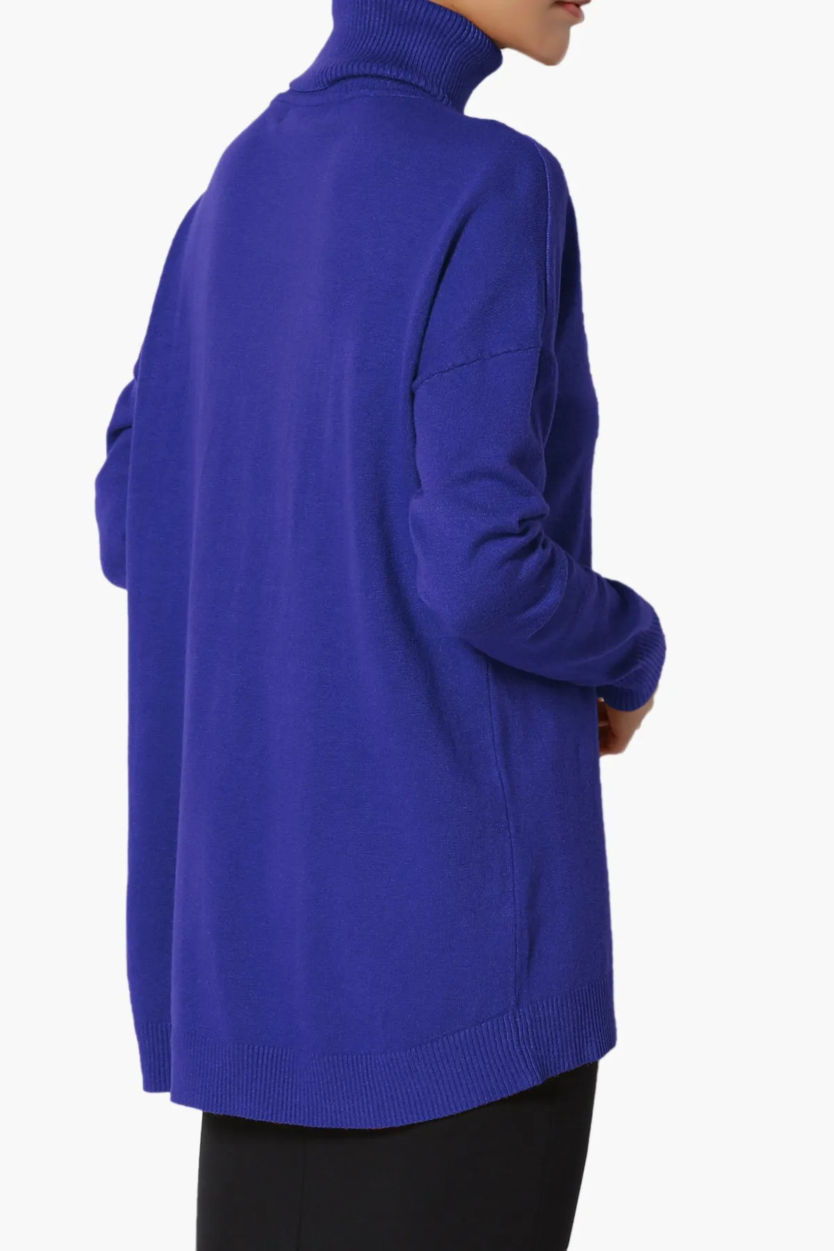 Henley Turtle Neck Knit Sweater