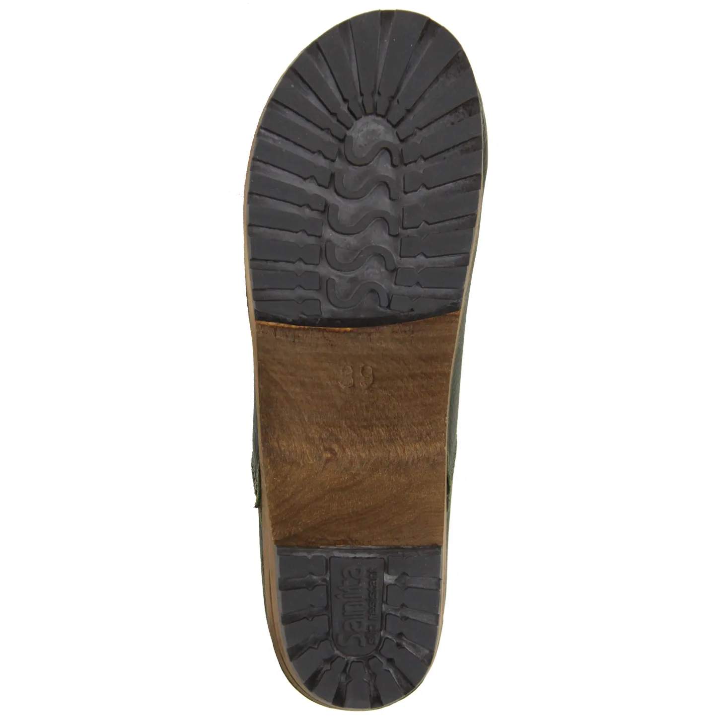 Hese Women's Wood Clog in Black