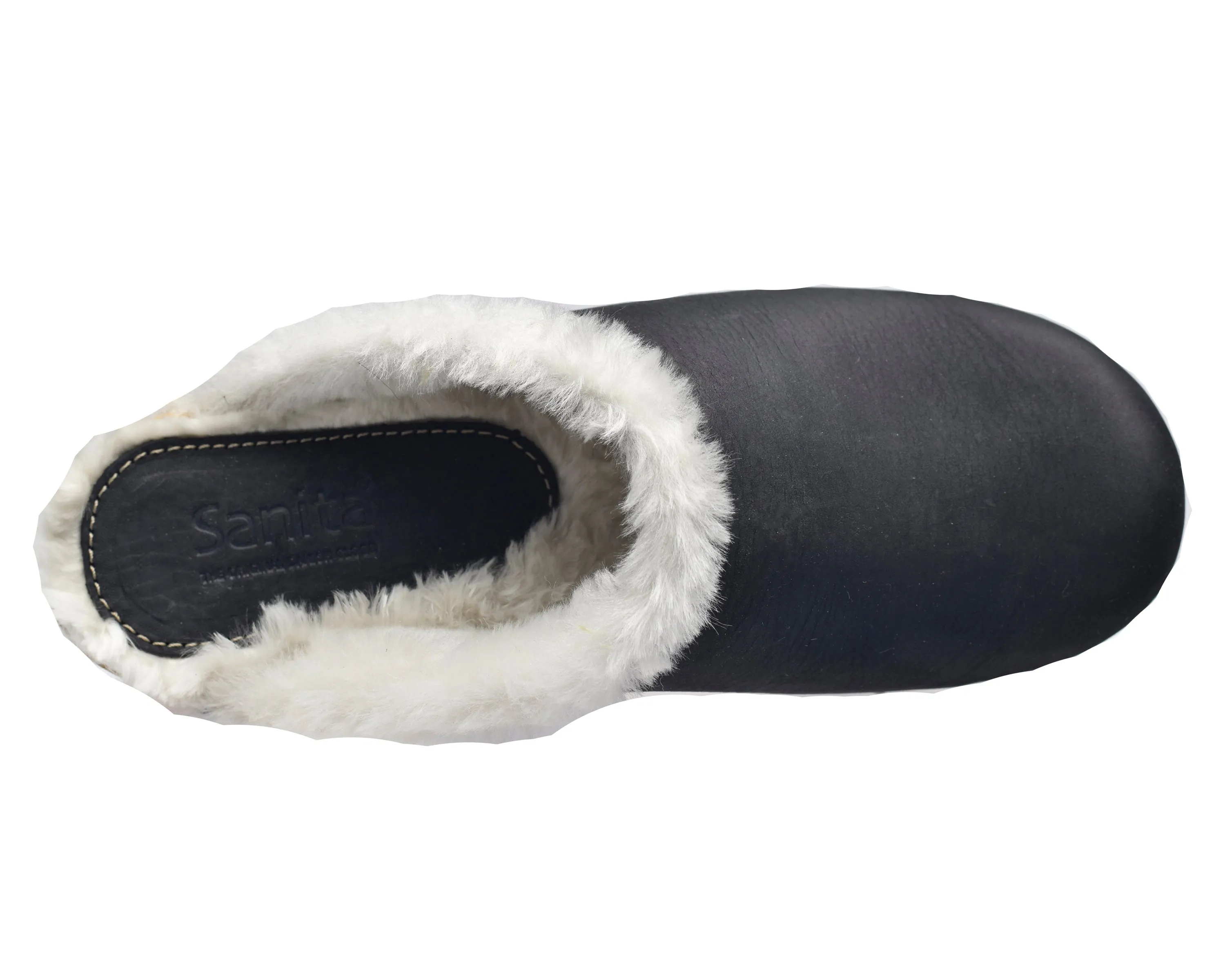 Hese Women's Wood Clog in Black
