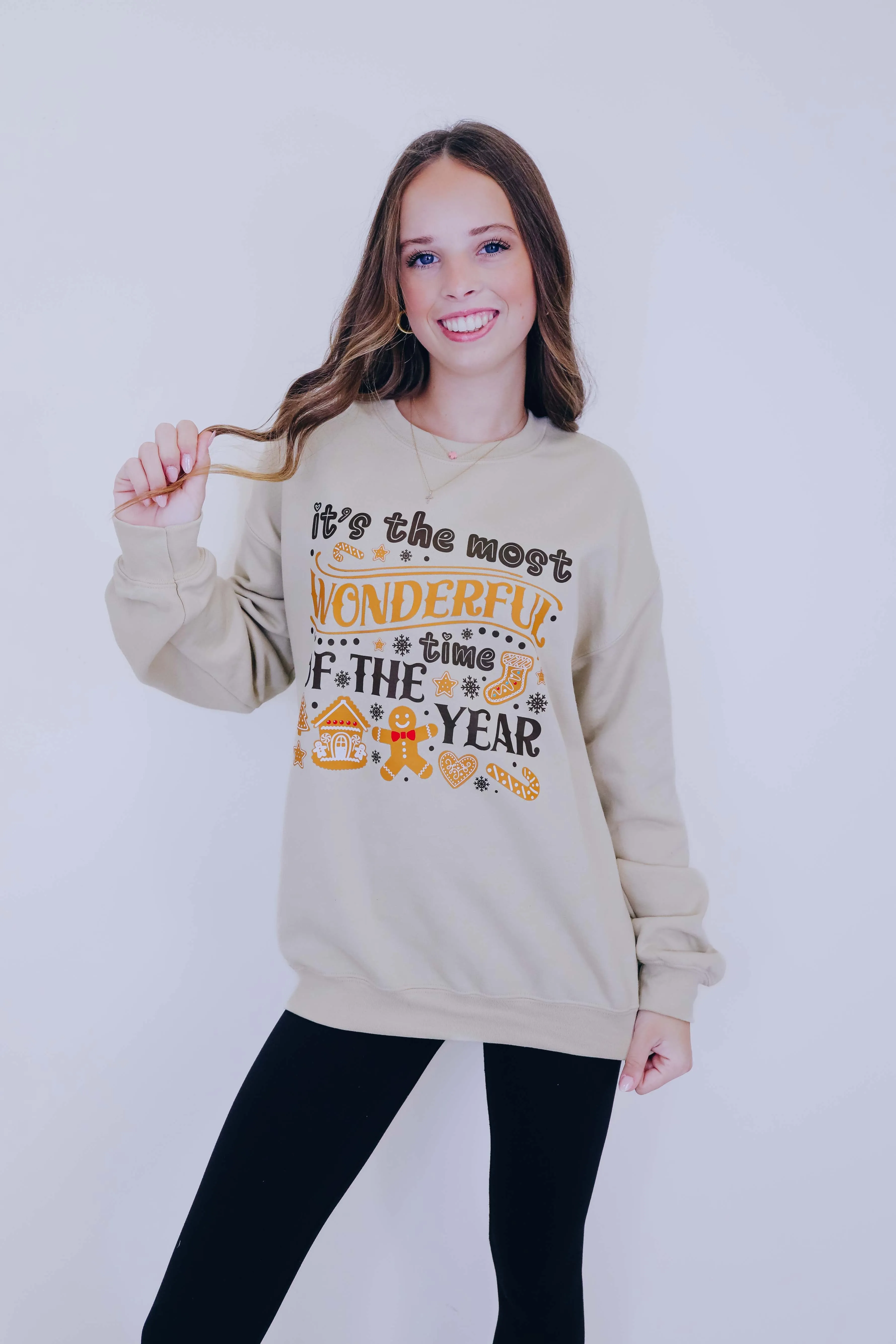 It's The Most Wonderful Time Of The Year Cookies Graphic Sweatshirt