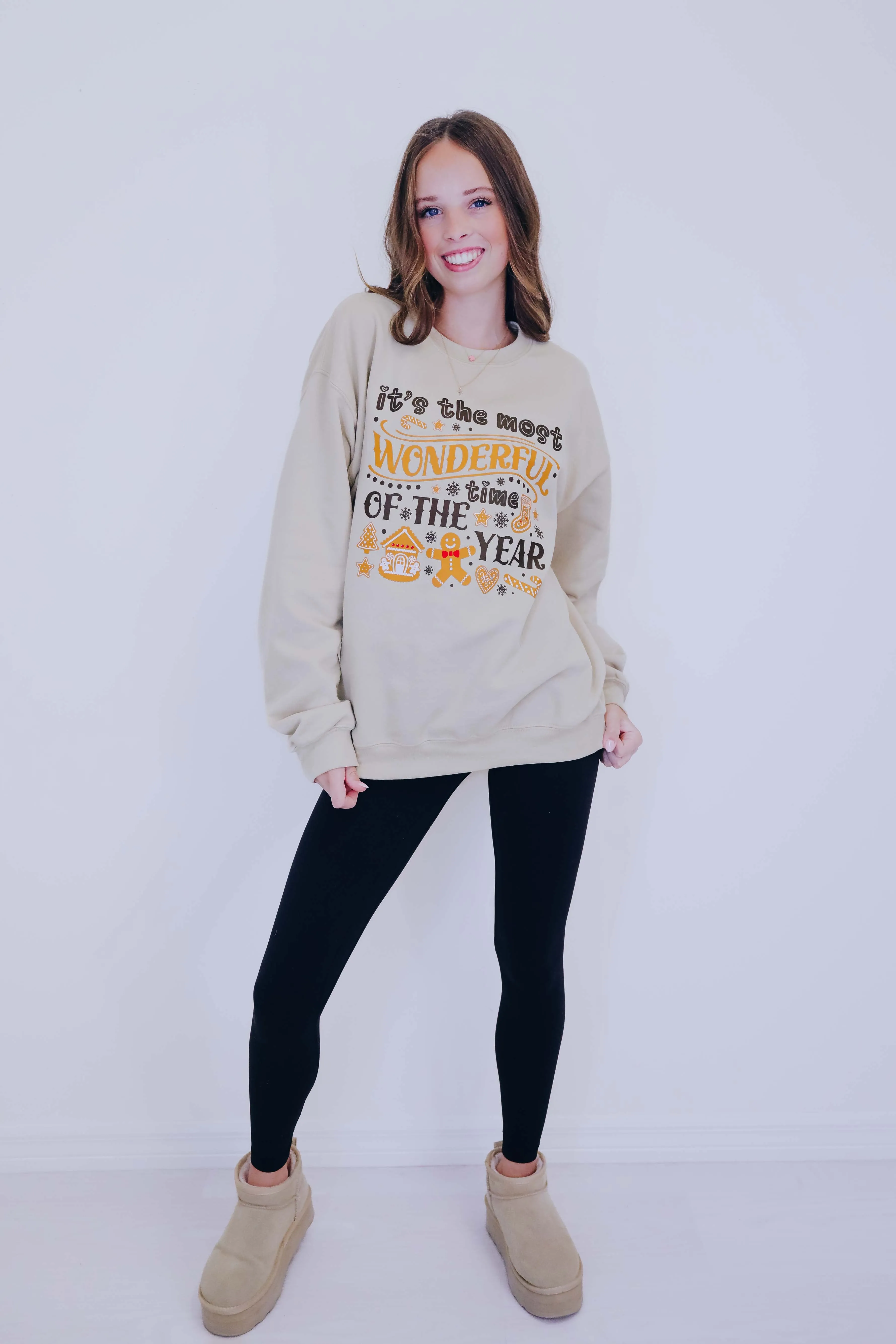 It's The Most Wonderful Time Of The Year Cookies Graphic Sweatshirt