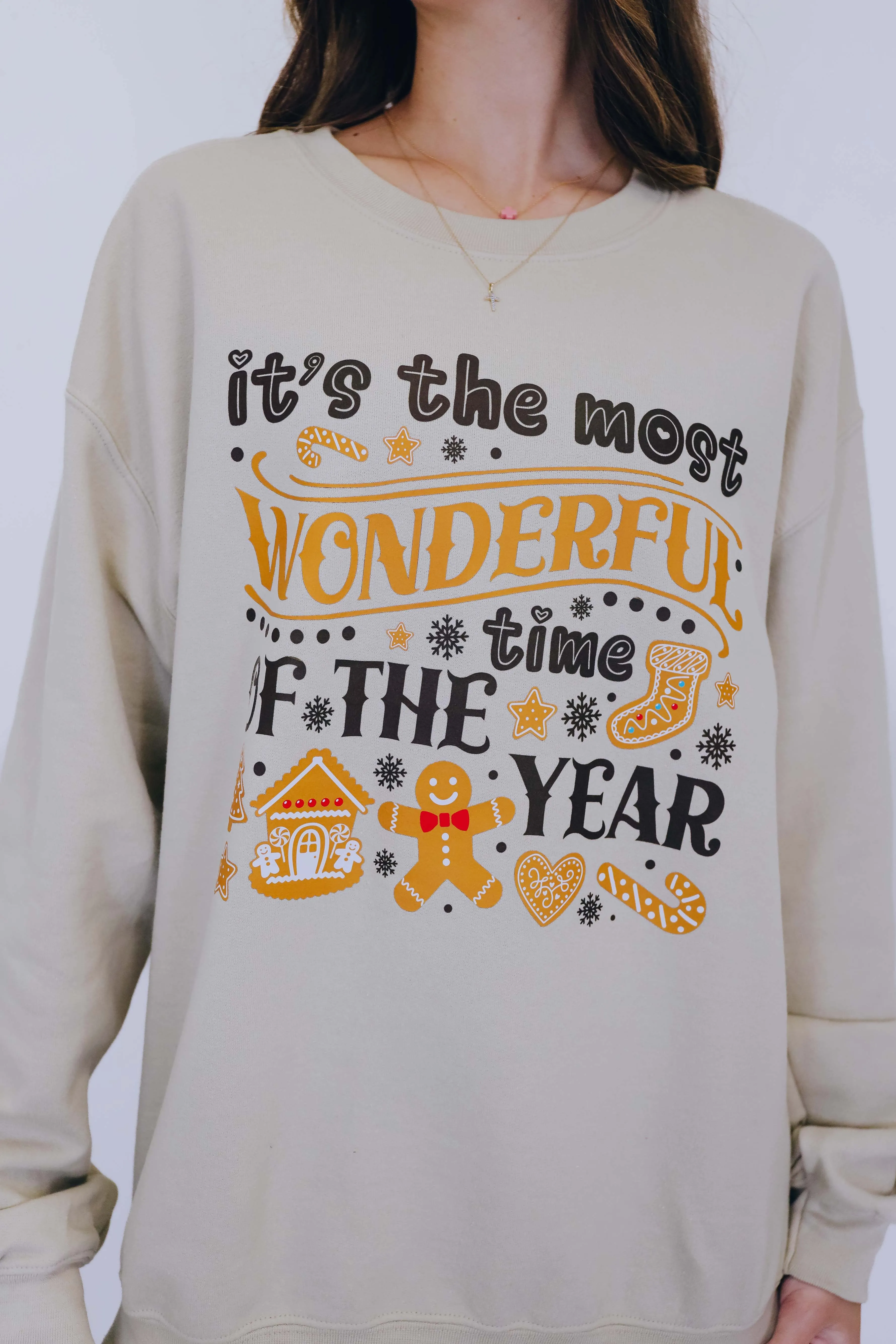 It's The Most Wonderful Time Of The Year Cookies Graphic Sweatshirt