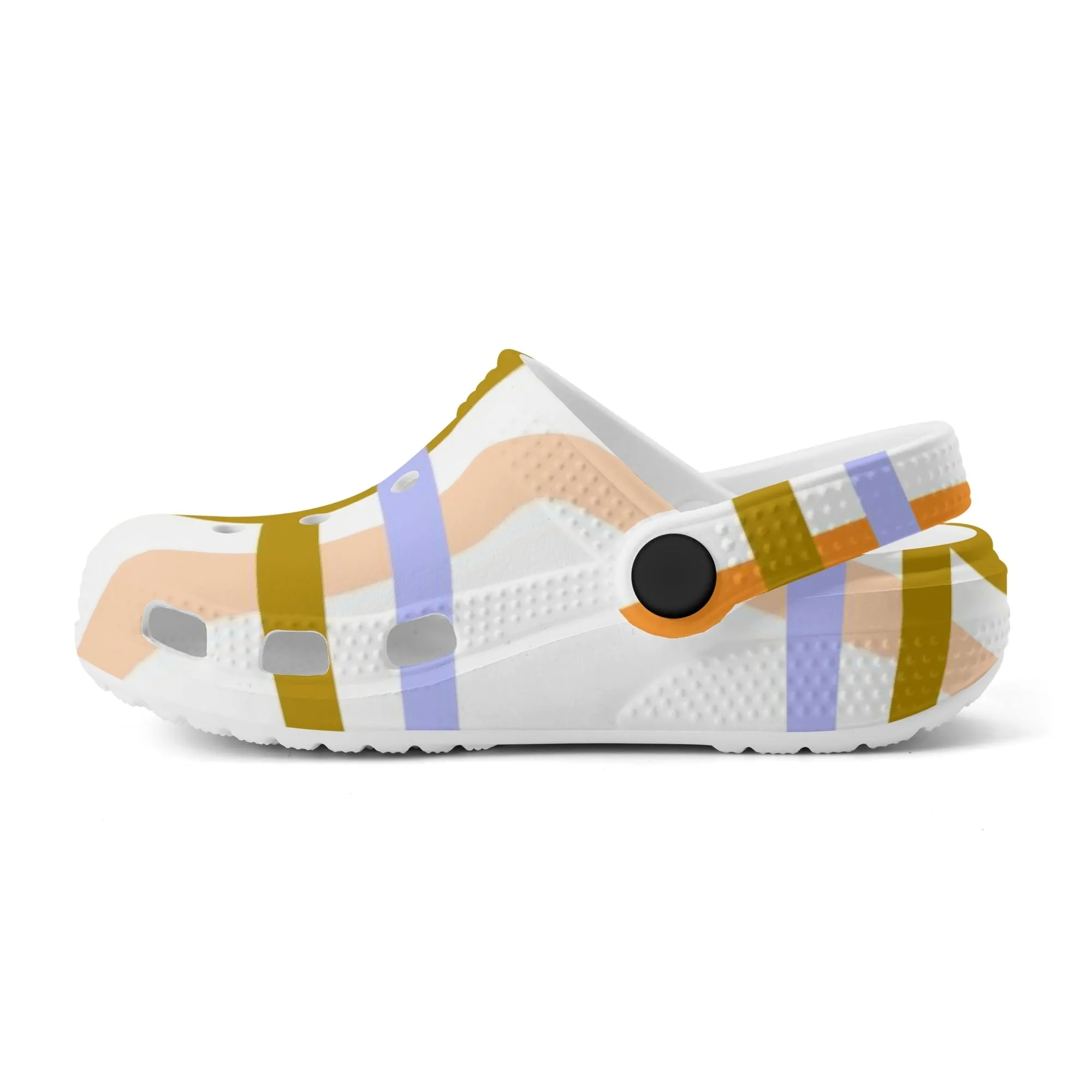 ✨'Kingarth Bay, Bute' Happy Tartan® Kids Classic Clogs✨
