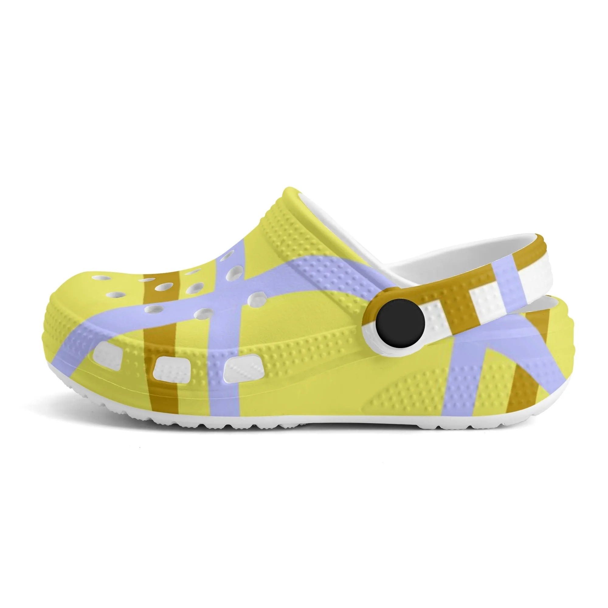 ✨'Kingarth Bay, Bute' Happy Tartan® Kids Classic Clogs✨