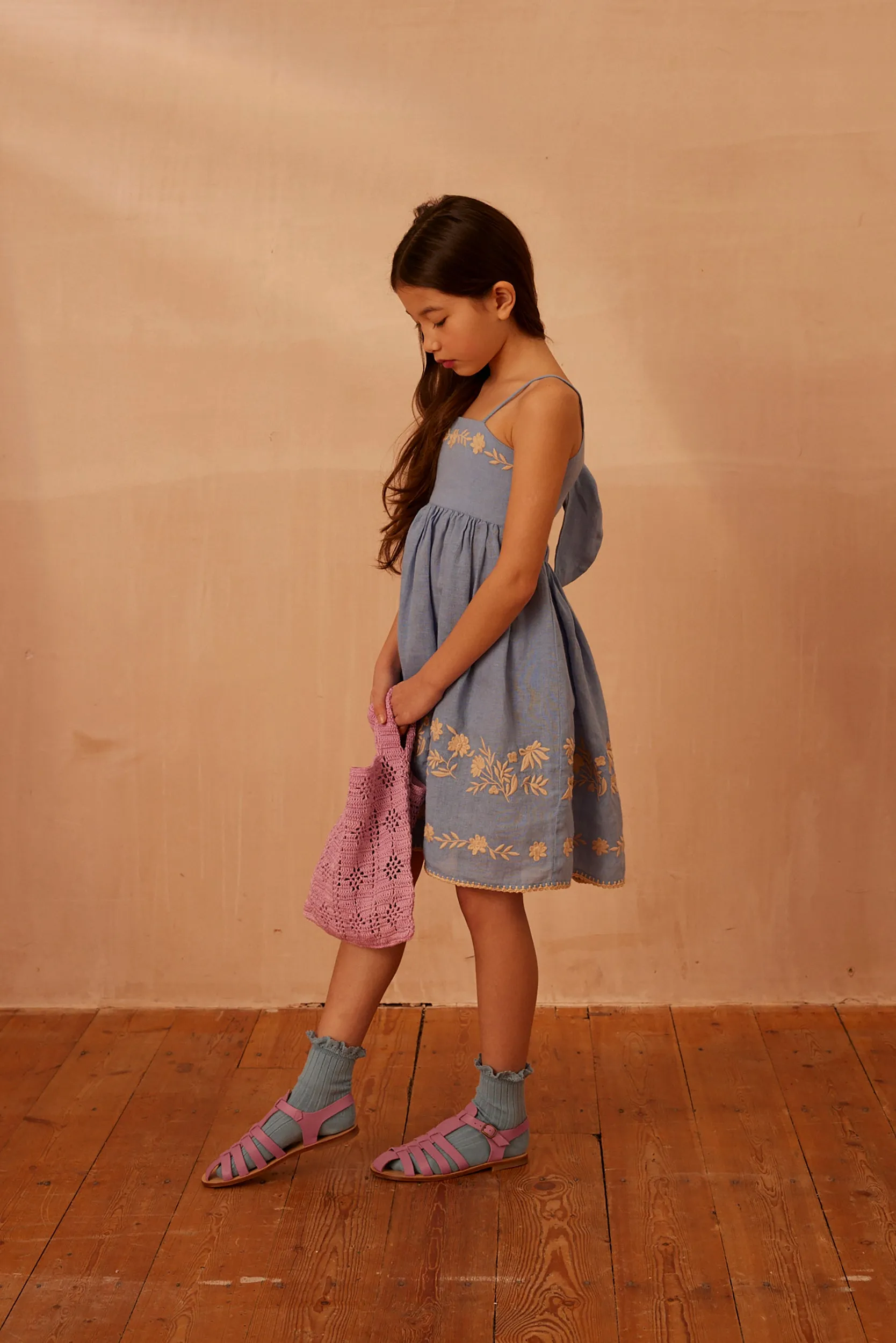 Lace Trim Ribbed Ankle Sock - Spearmint/Peony/Hay/Poppy/Cornflower