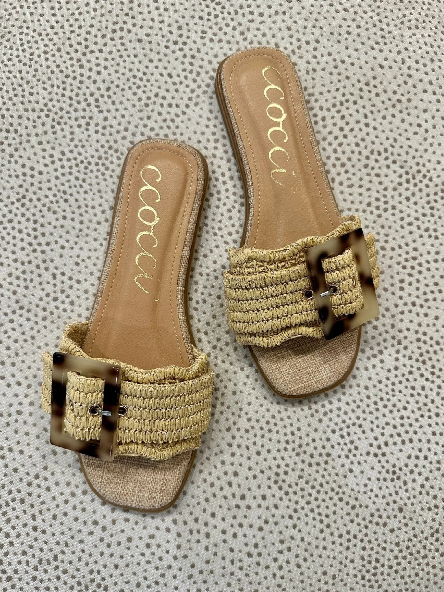 Leslie Buckle Flat Sandal