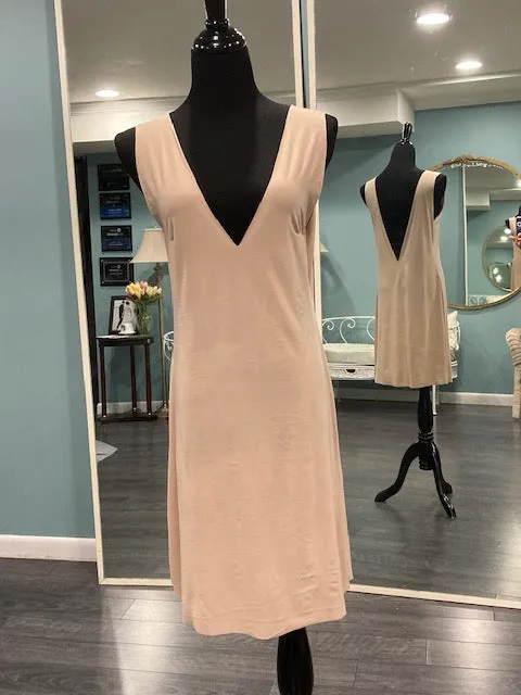 Lizzy Slip Sleeveless V-Neck Slip - Reclamation Style - Dress Length MATERNITY