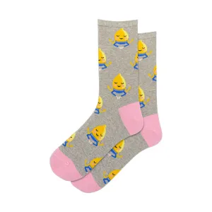 MEDITATING LEMON SOCKS