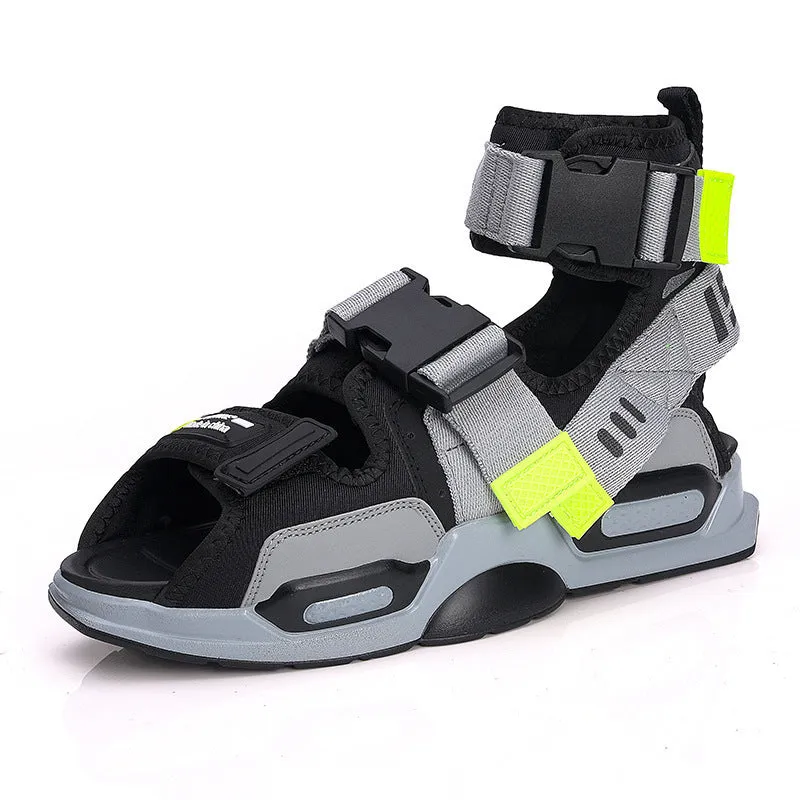 Men's color matching breathable sandals and slippers