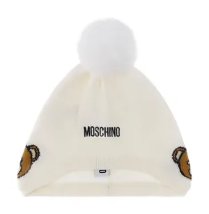 Moschino Baby Pom Pom Hat