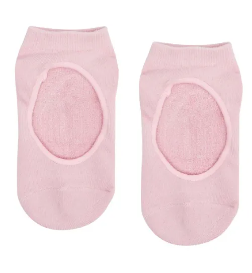 MoveActive Slide On Non Slip Grip Sock - Sorbet Pink