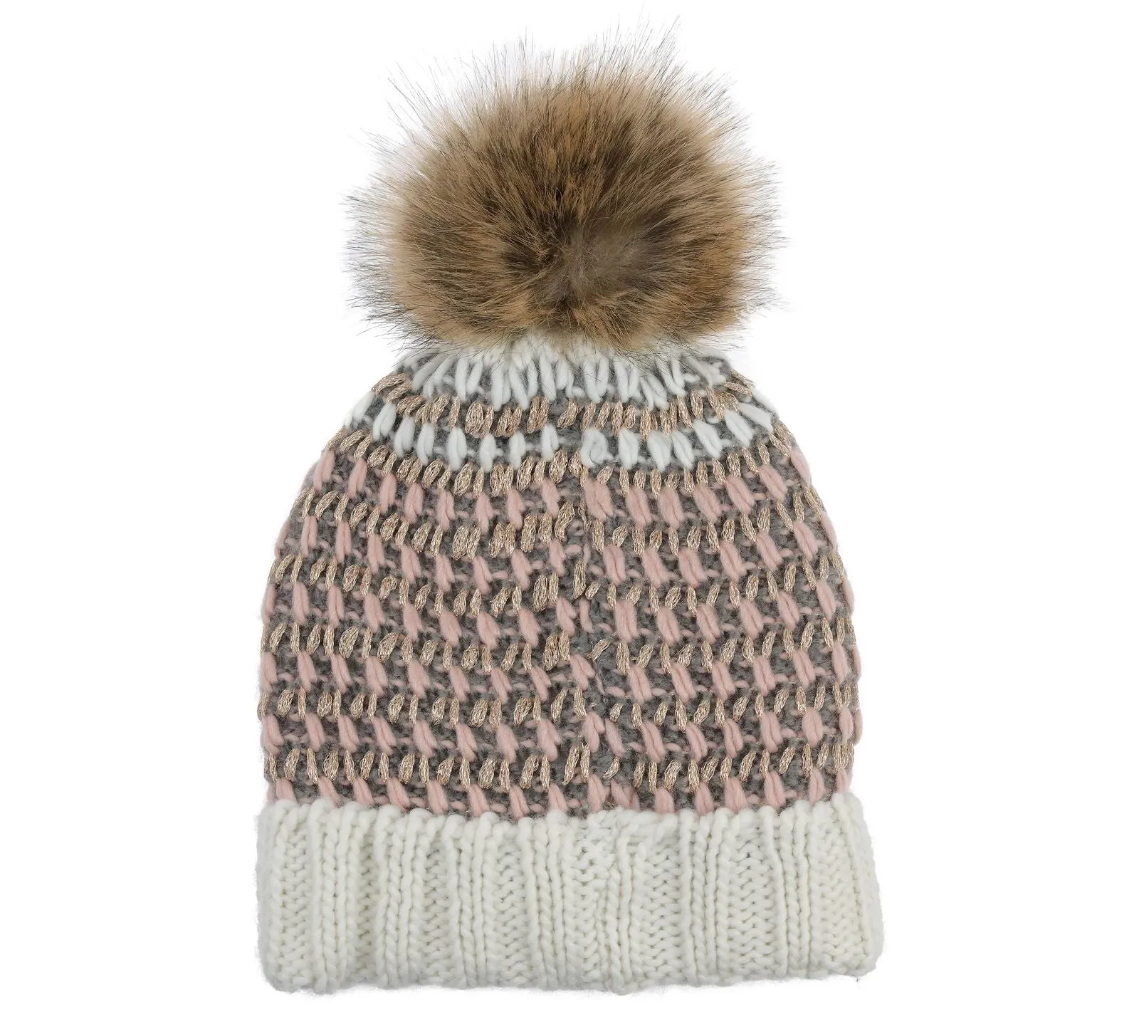 New Skechers WOMEN'S Metallic Yarn Beanie Hat, one size!