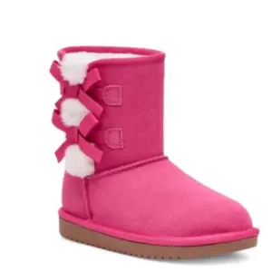 NWOB KOOLABURRA BY UGG Kids Victoria Short Boots In Pink Size 7T MSRP $70